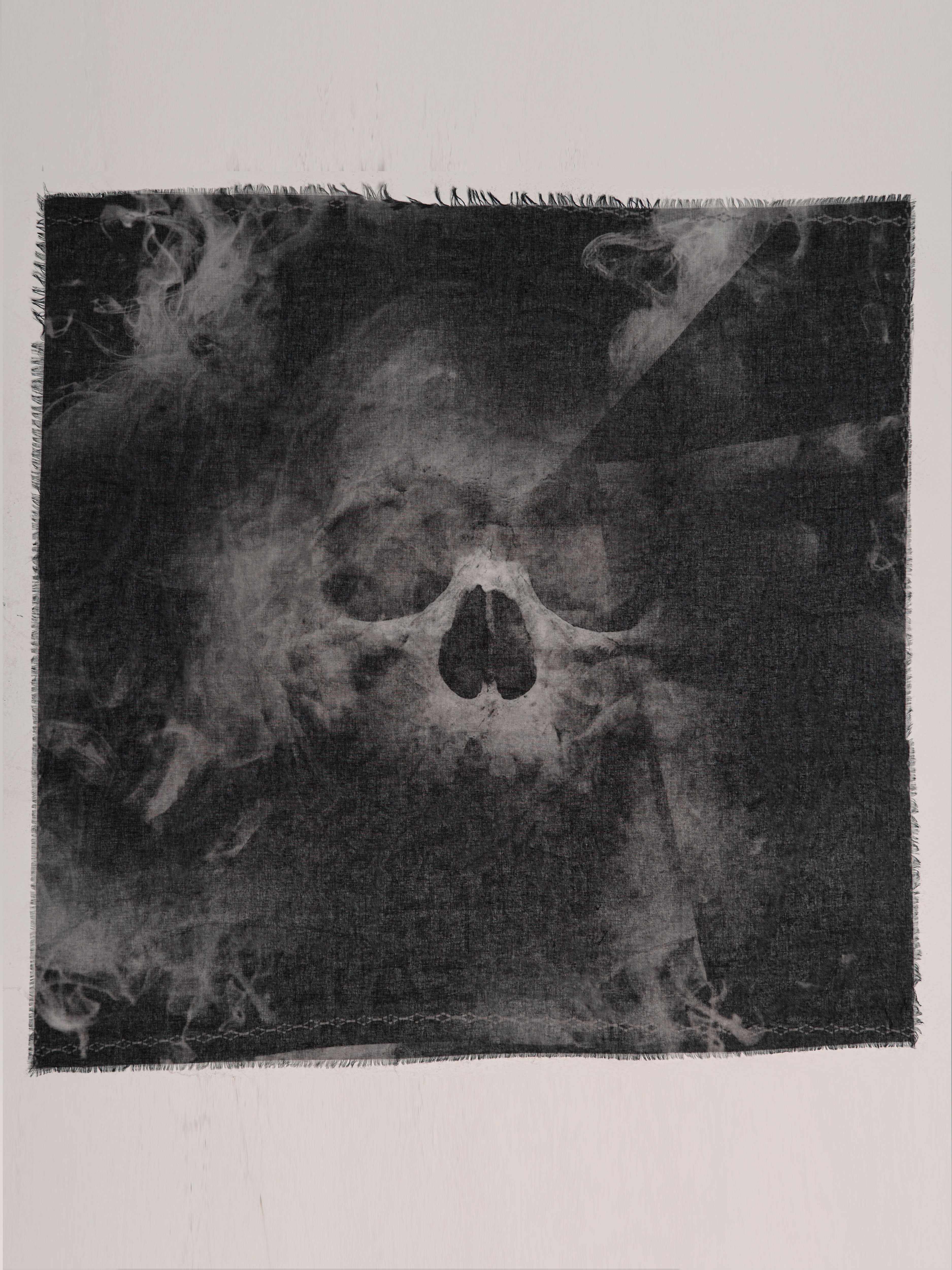 24AW "SKELETON-SMOG" SCARF