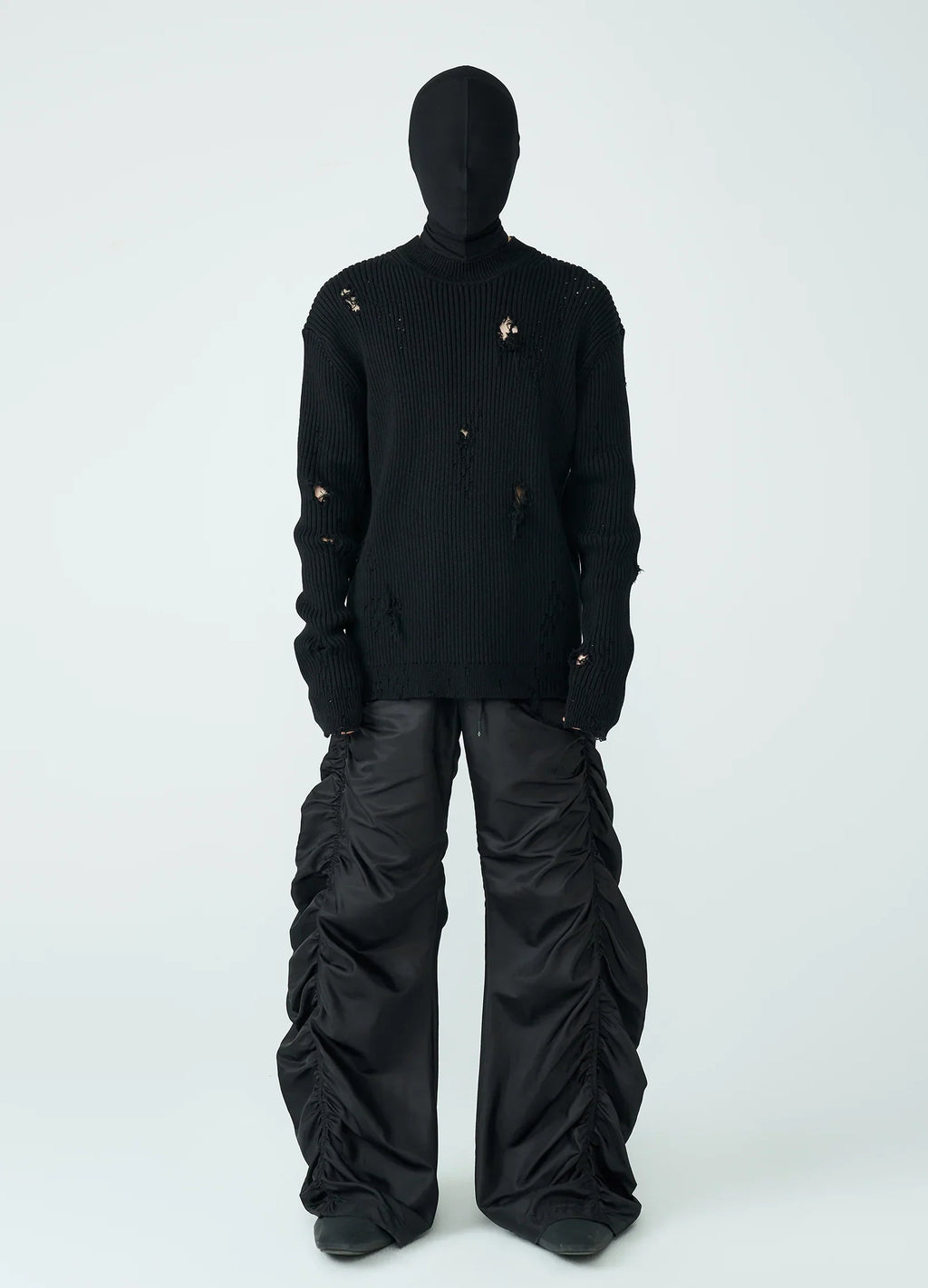 22FW Frayed Harmony Knit Sweater