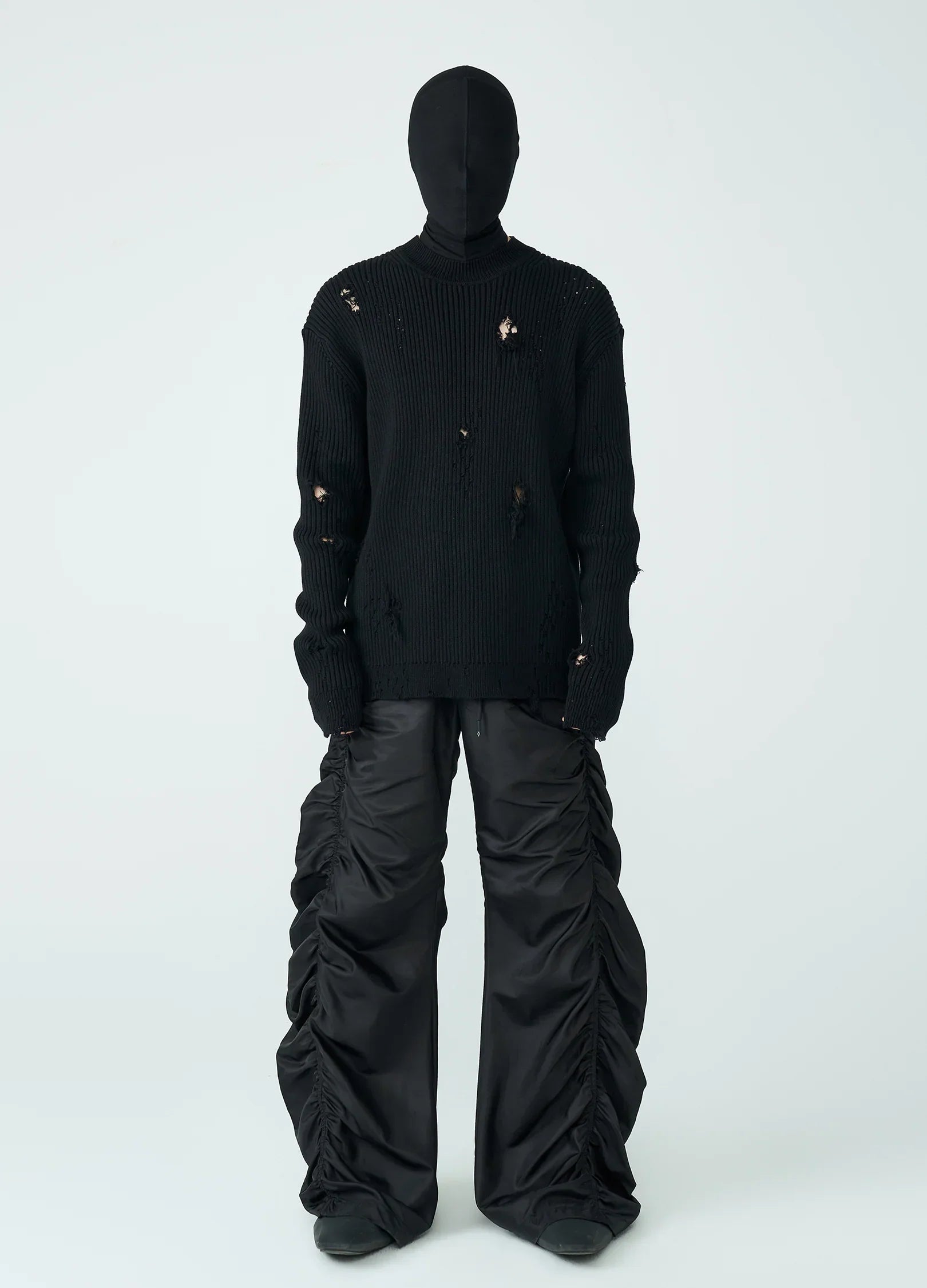 22FW Frayed Harmony Knit Sweater