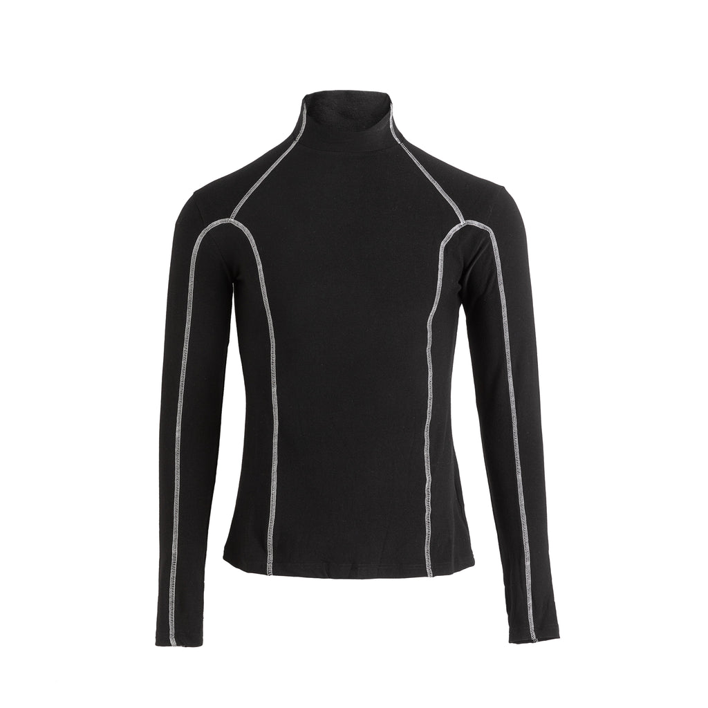 24FW Thread High-Collar Tee”