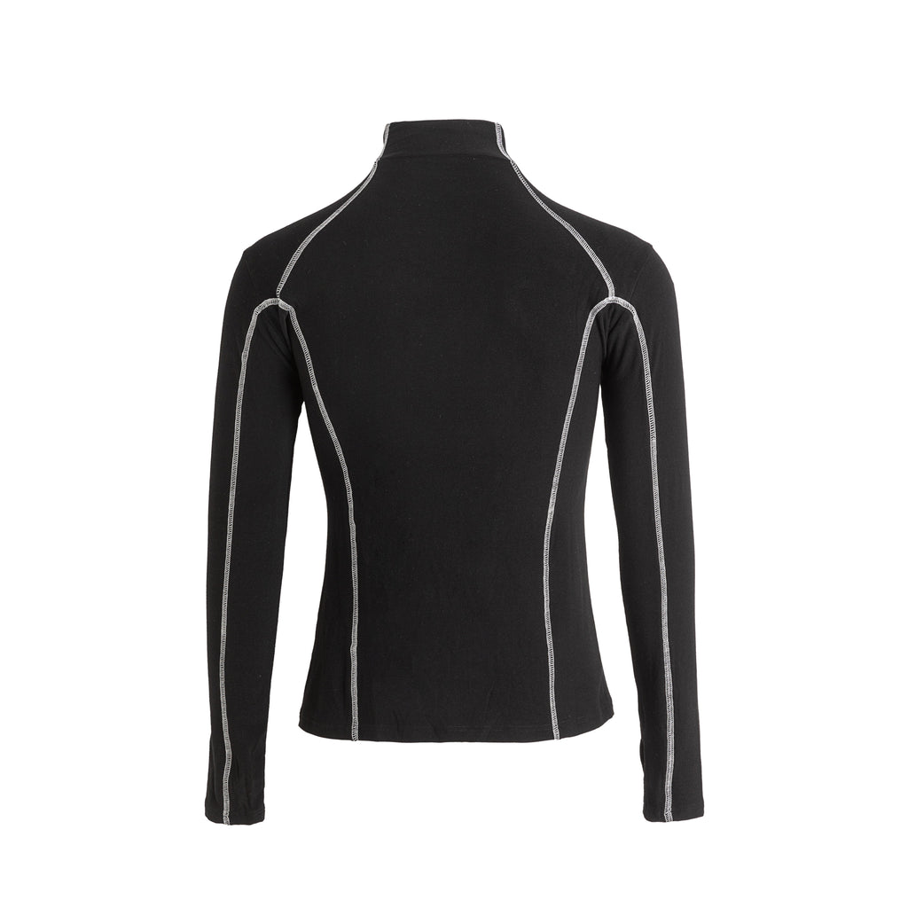 24FW Thread High-Collar Tee”