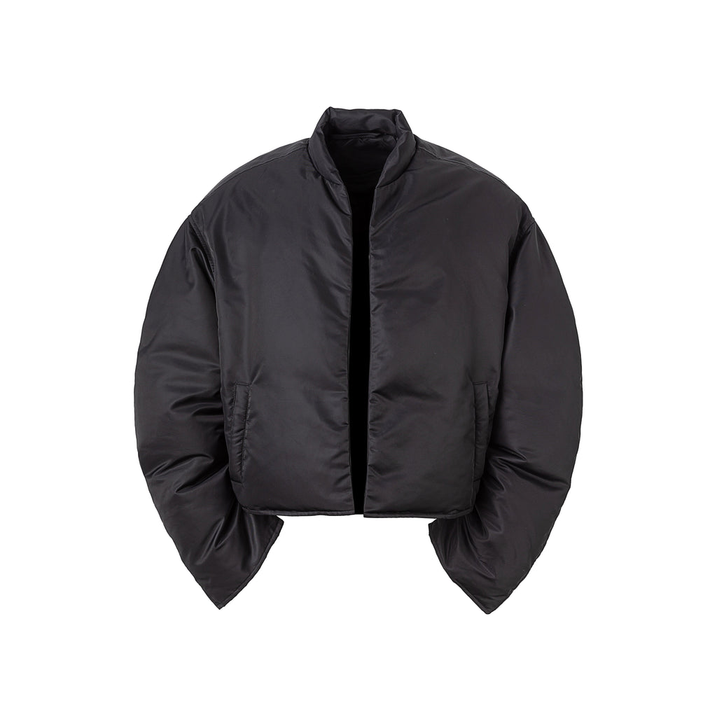 24FW SCHWARZE FLIGHT DOWN JACKE