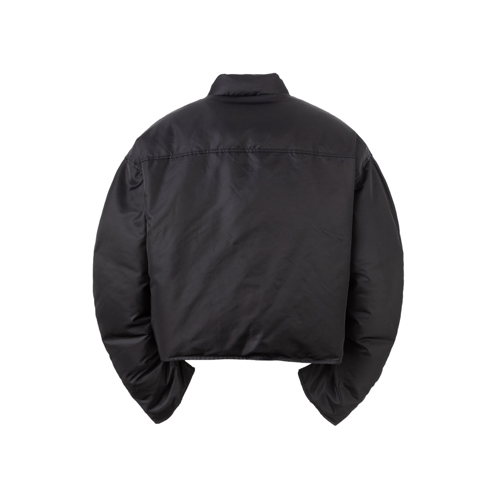 24FW SCHWARZE FLIGHT DOWN JACKE