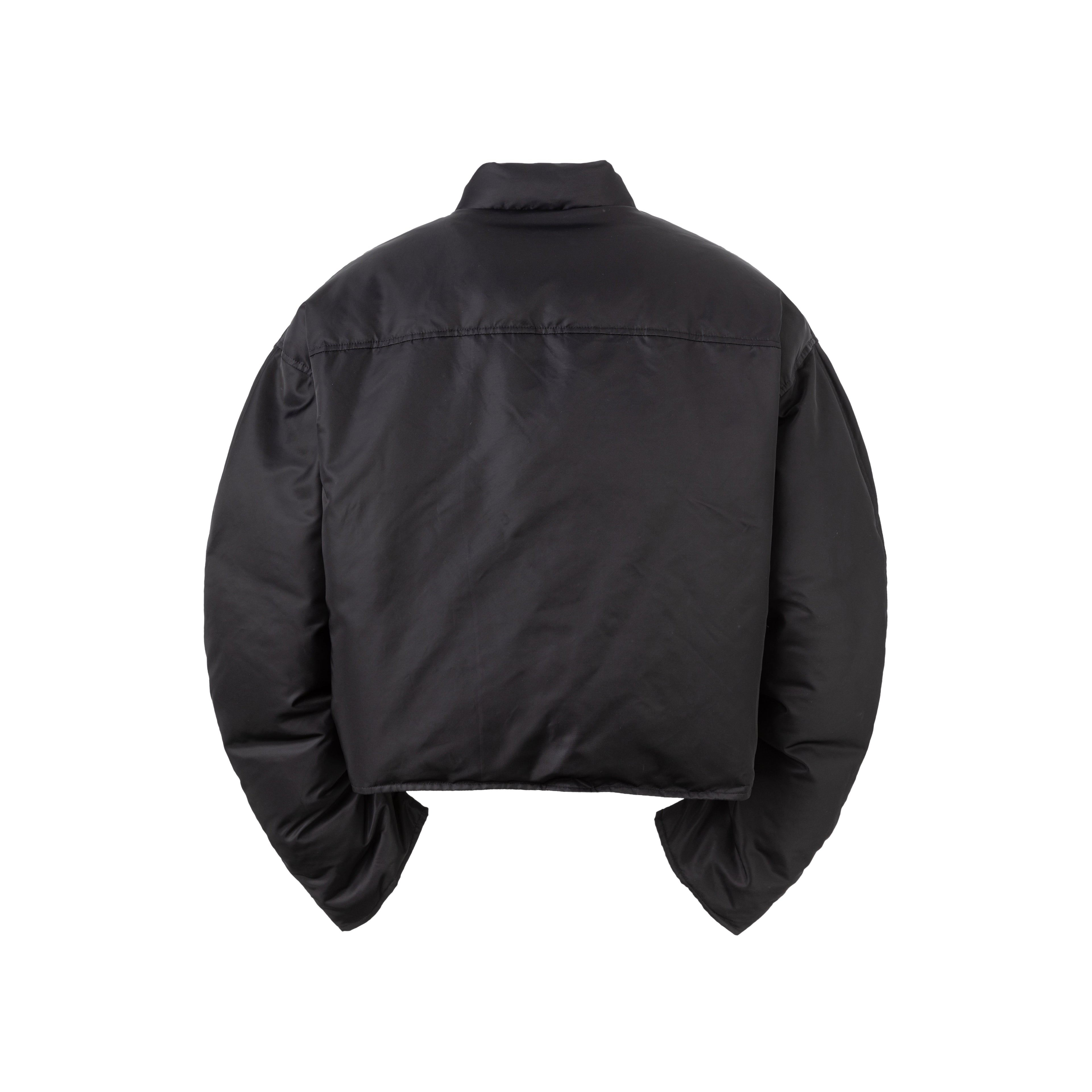 24FW SCHWARZE FLIGHT DOWN JACKE