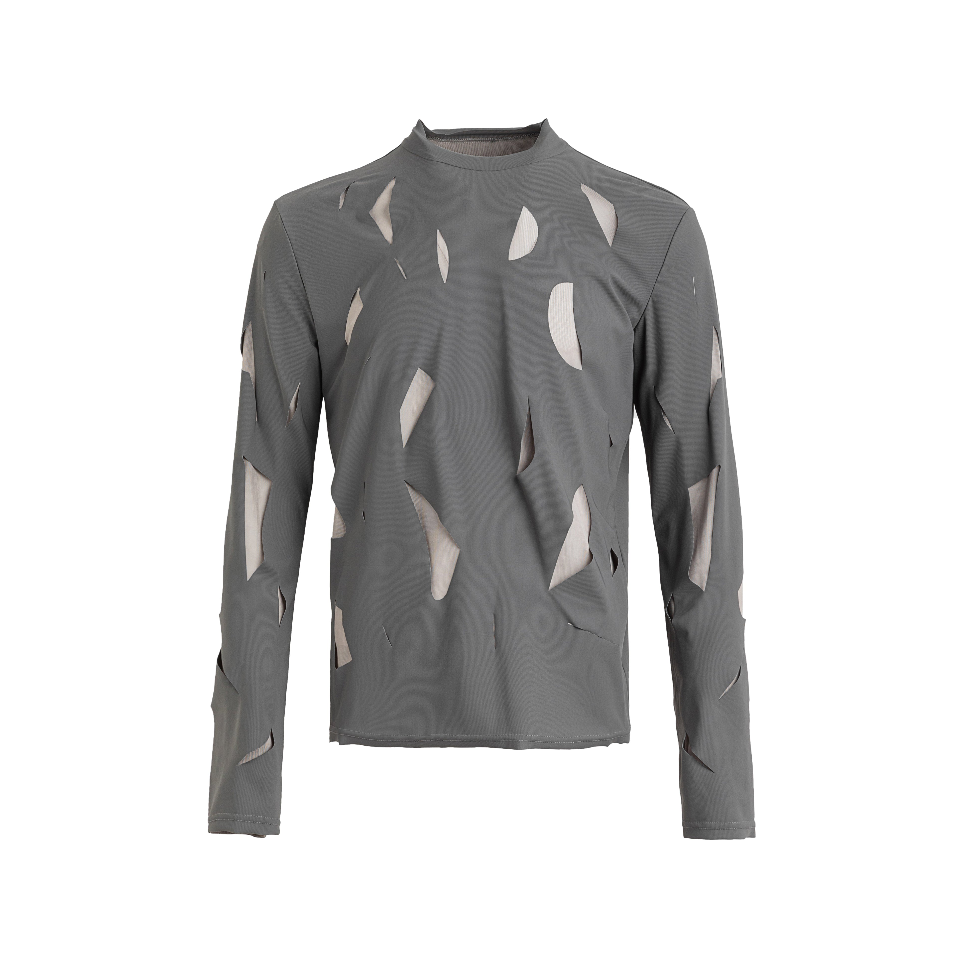 24FW Mesh Distress Tee