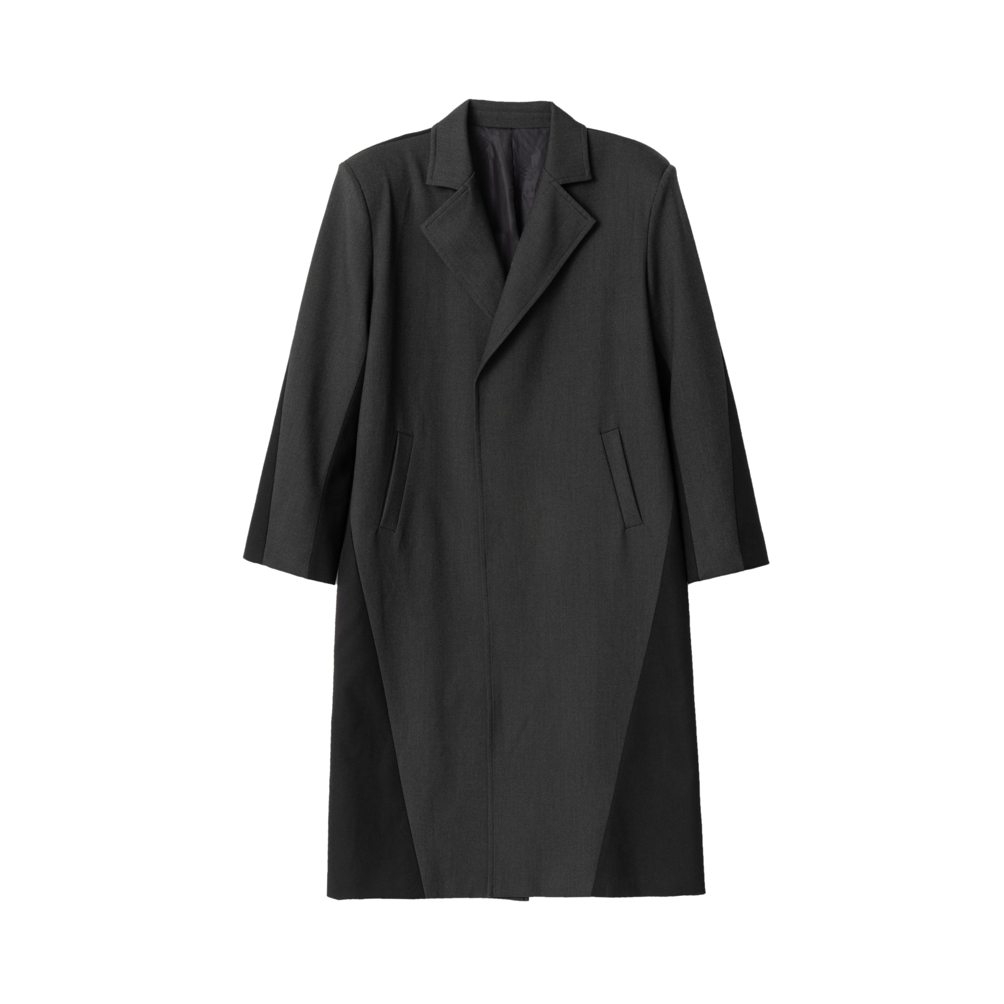 23FW Wool Spliced Coat