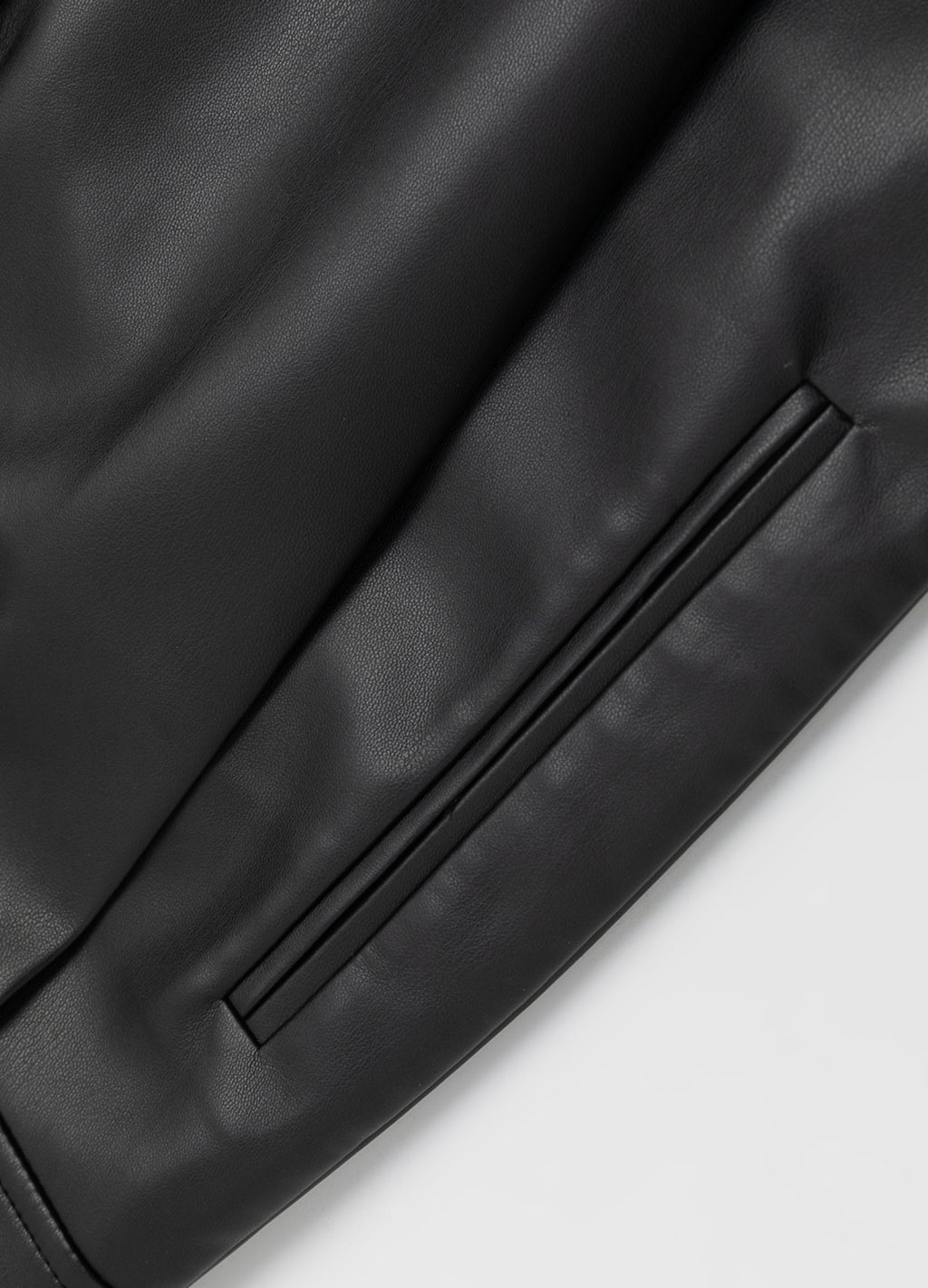 23FW High Waist PU Leather Pants