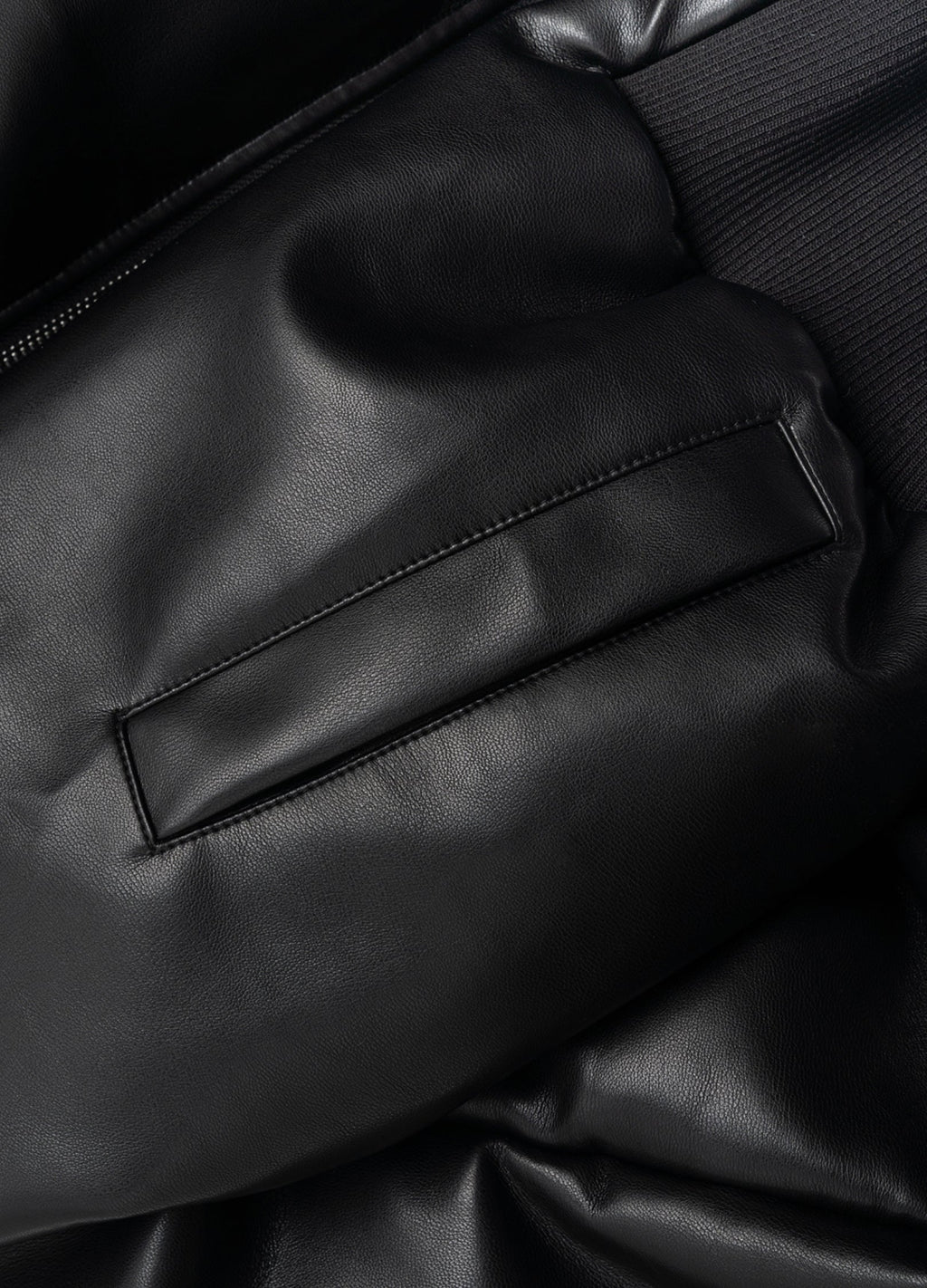 23FW Guardian PU Leather Down Jacket