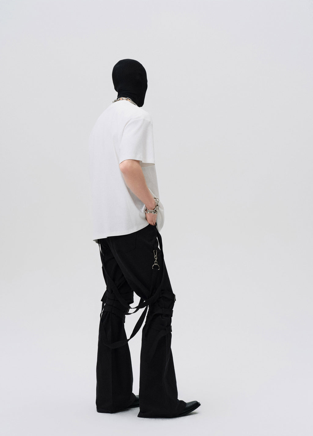 25SS STRAP FUSED FLARE PANTS