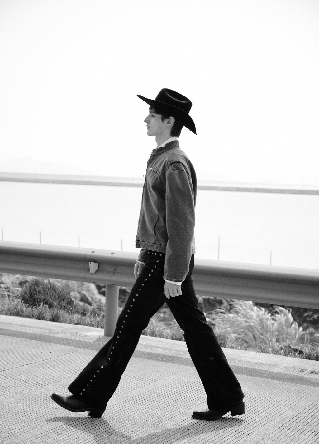 25SS DP PARADIS x REART COBBLE WASH BIKER JACKET