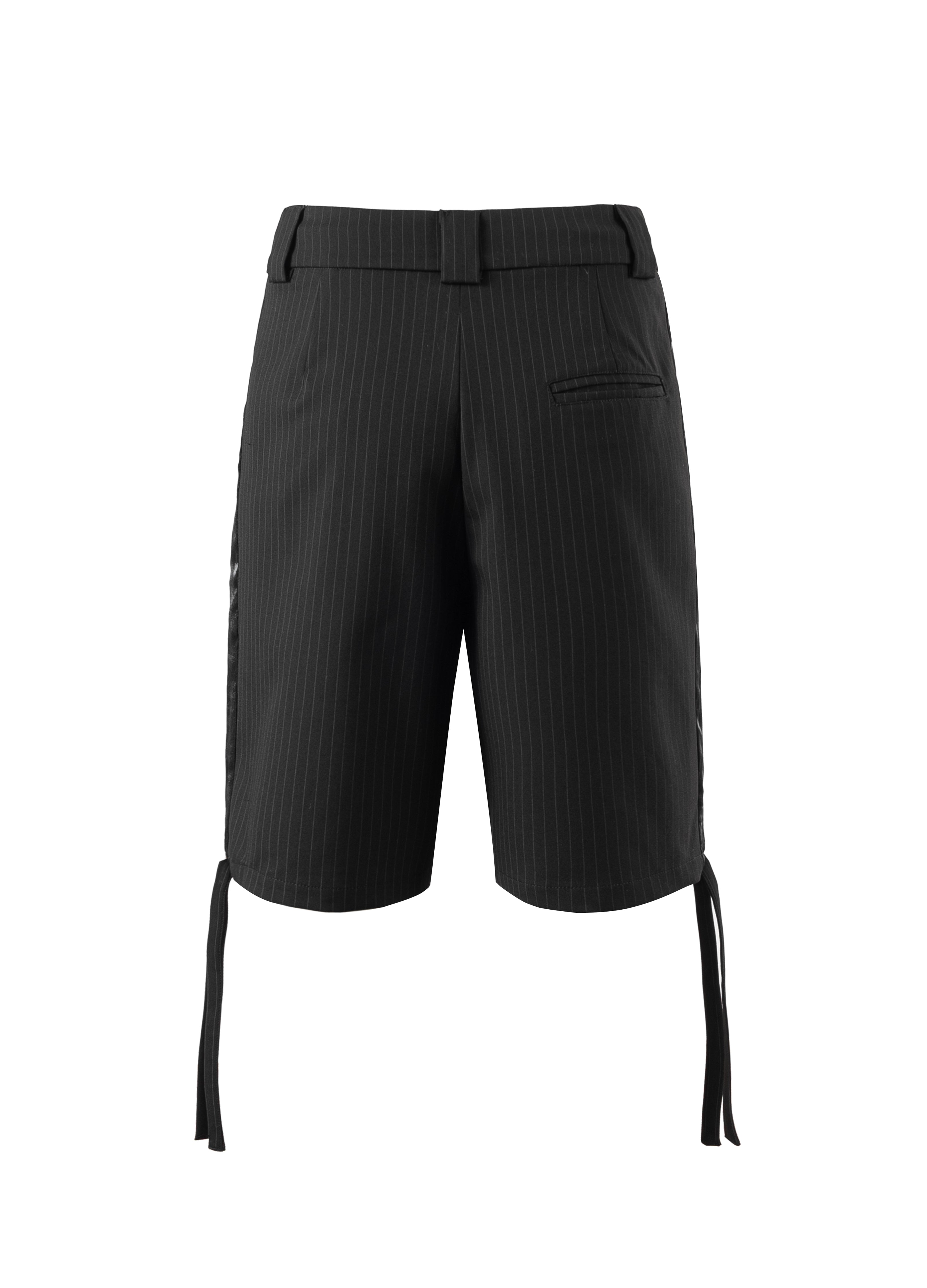 25SS STRIPED BLADE PLEATED SHORTS