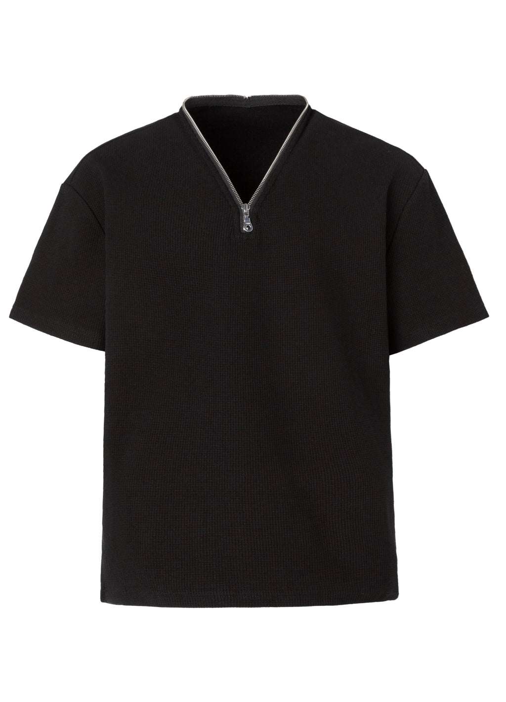 WAFFLE ZIP FUNCTIONAL TEE