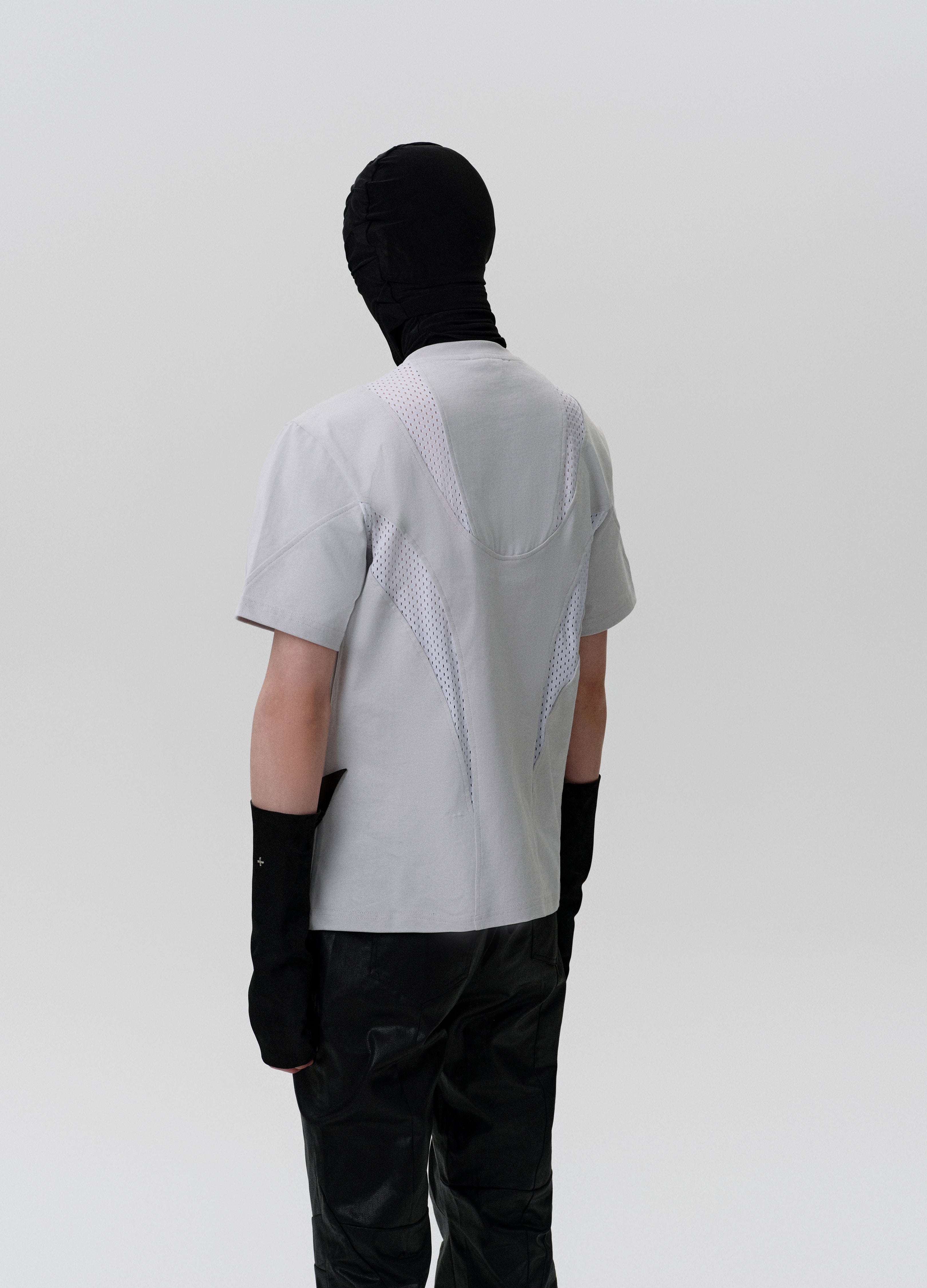 25SS MESH-PANEL TECH TEE