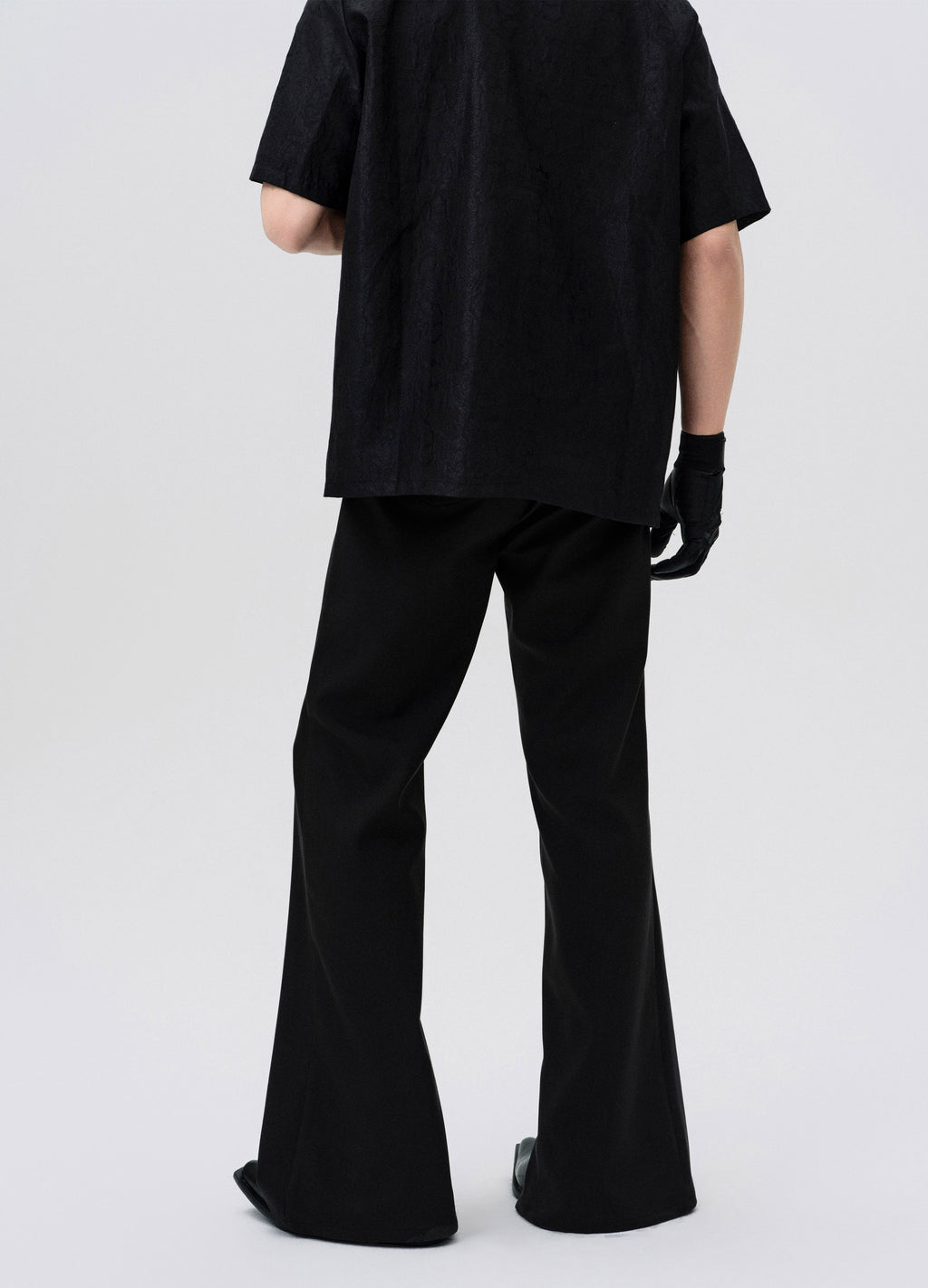 25SS STEALTH LINE A CUT TROUSERS