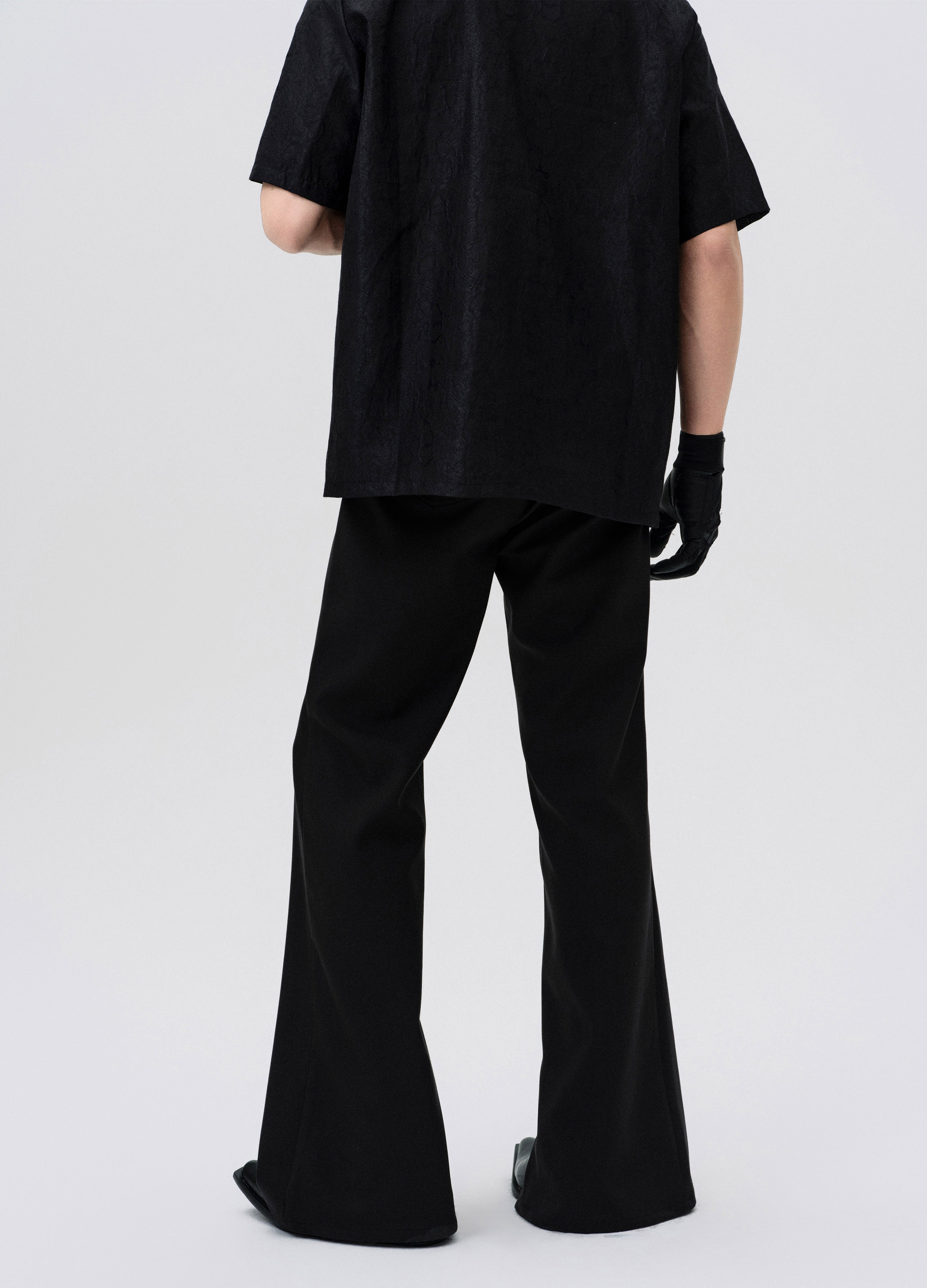 25SS STEALTH LINE A CUT TROUSERS