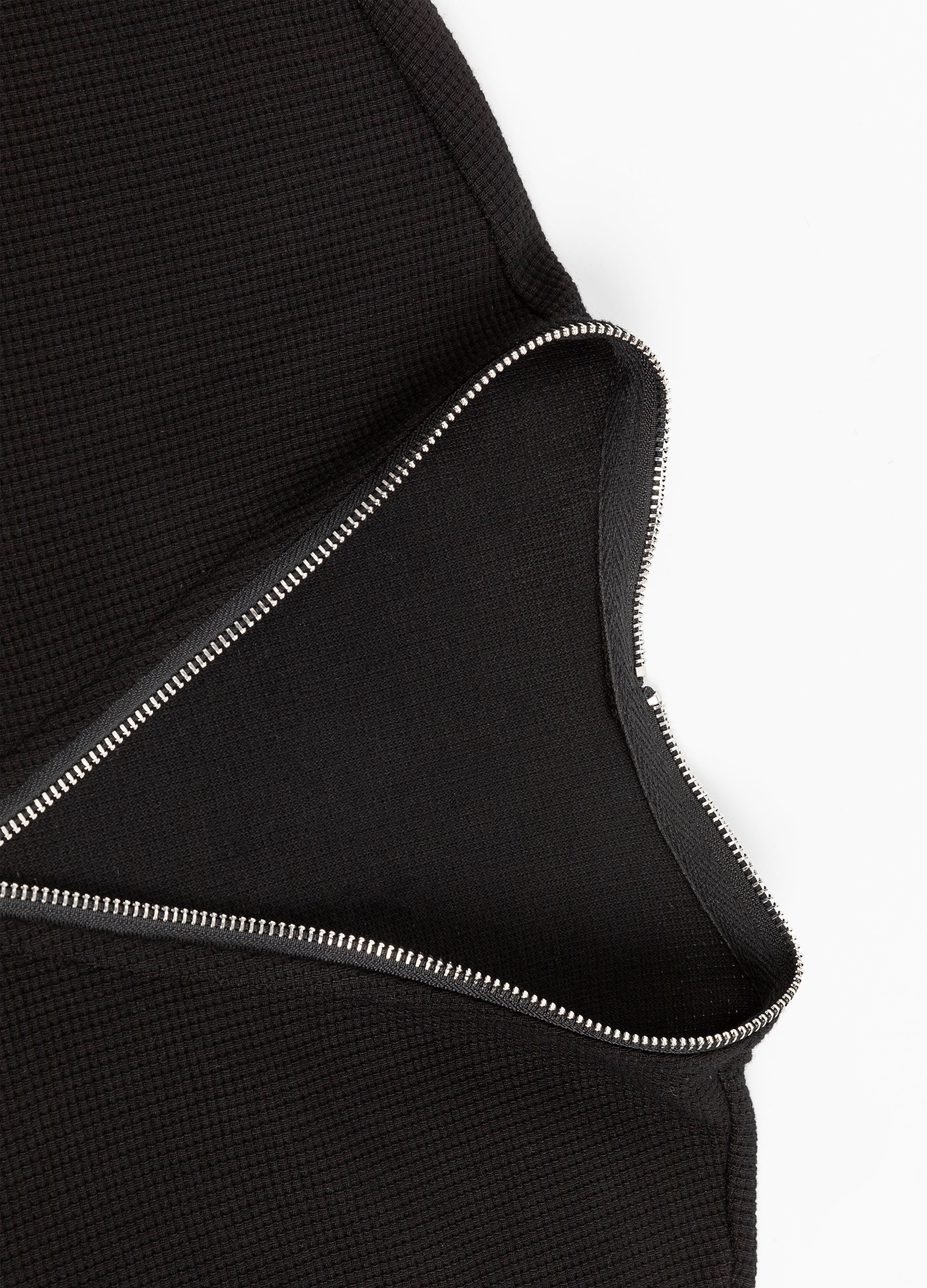 WAFFLE ZIP FUNCTIONAL TEE