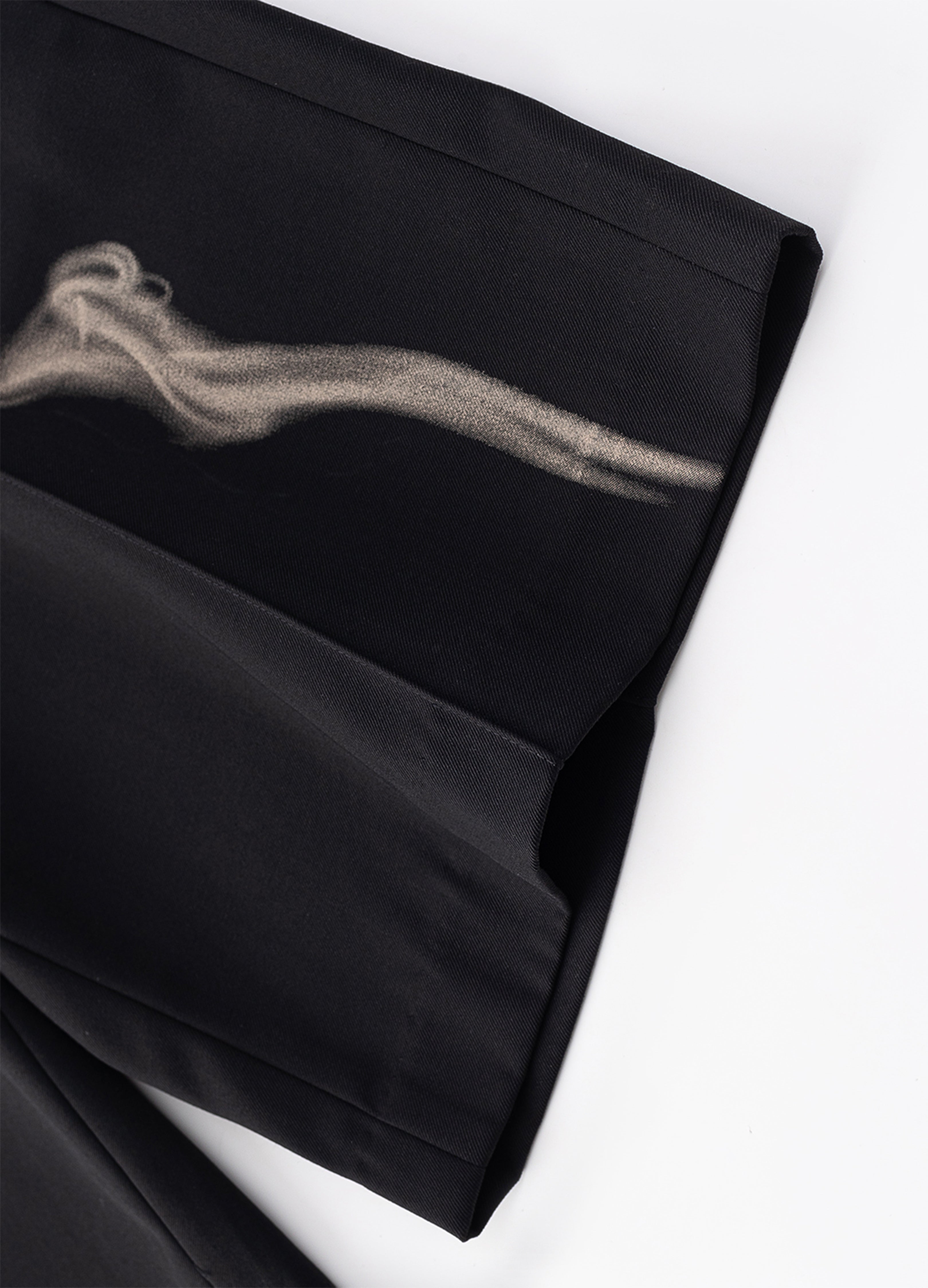 25SS TOBACCO PRINT WOOL SHORTS