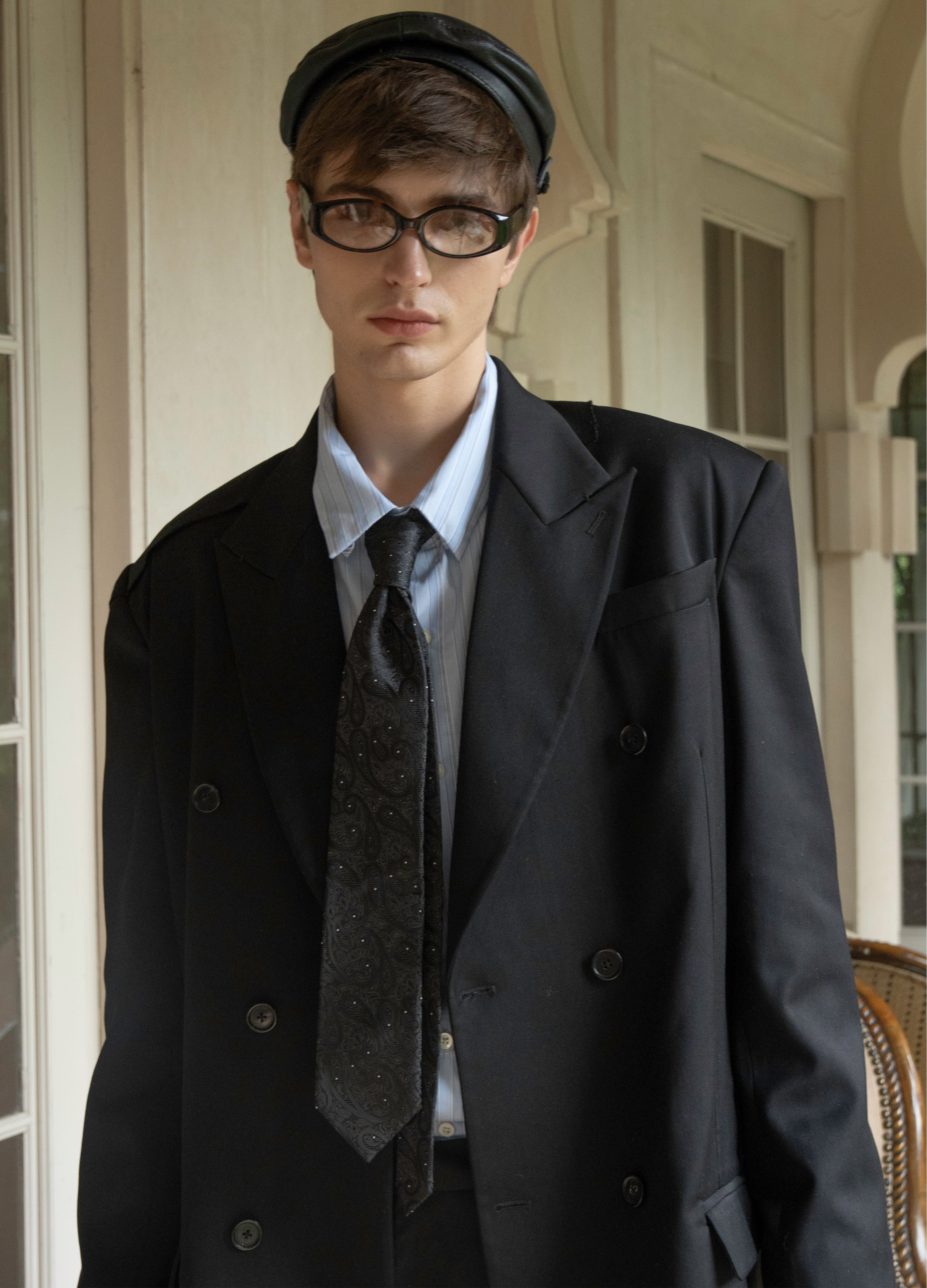 DECONSTRUCT PEAK LAPEL BLAZER