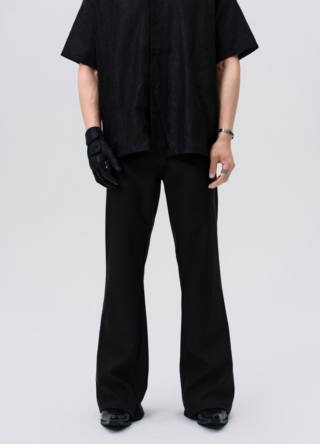 25SS STEALTH LINE A CUT TROUSERS