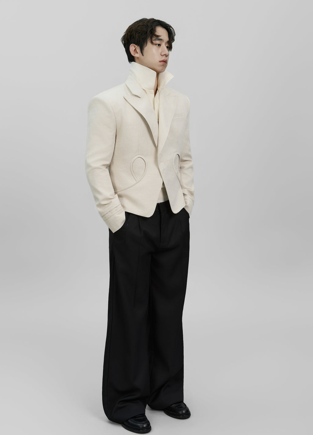 VAMPIRE LINEN WOOL BLAZER