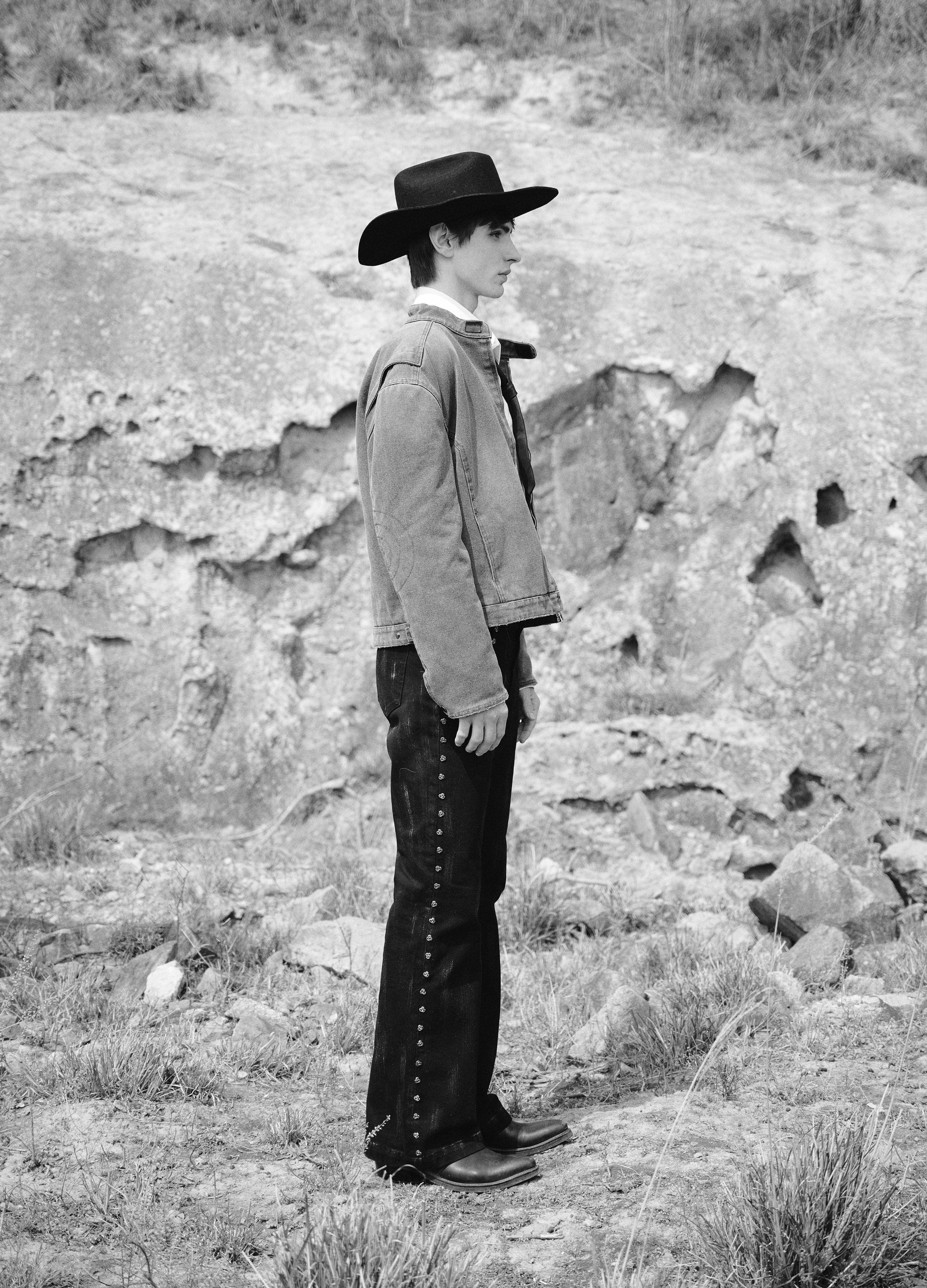 25SS DP PARADIS x REART COBBLE WASH BIKER JACKET