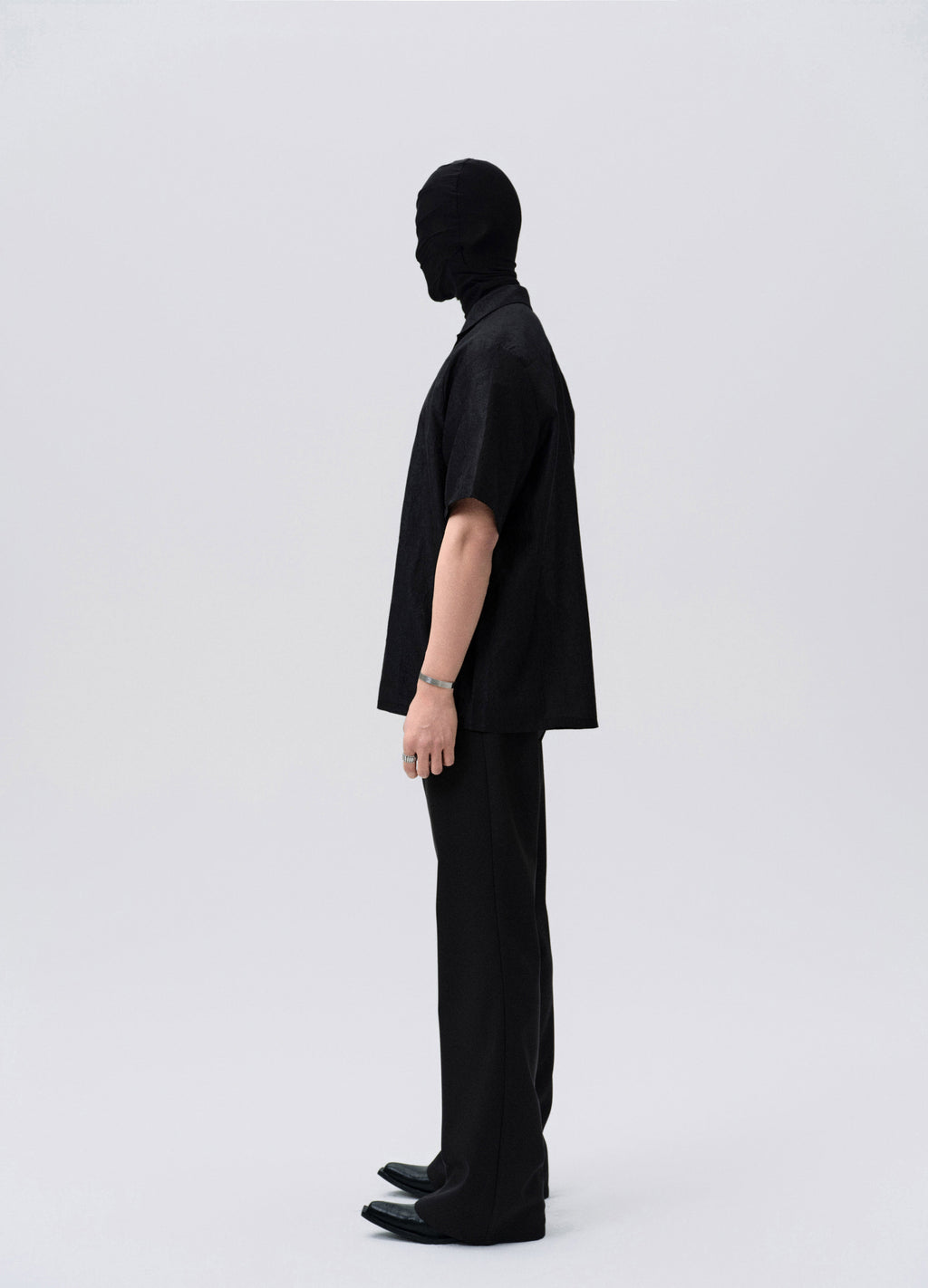 25SS STEALTH LINE A CUT TROUSERS