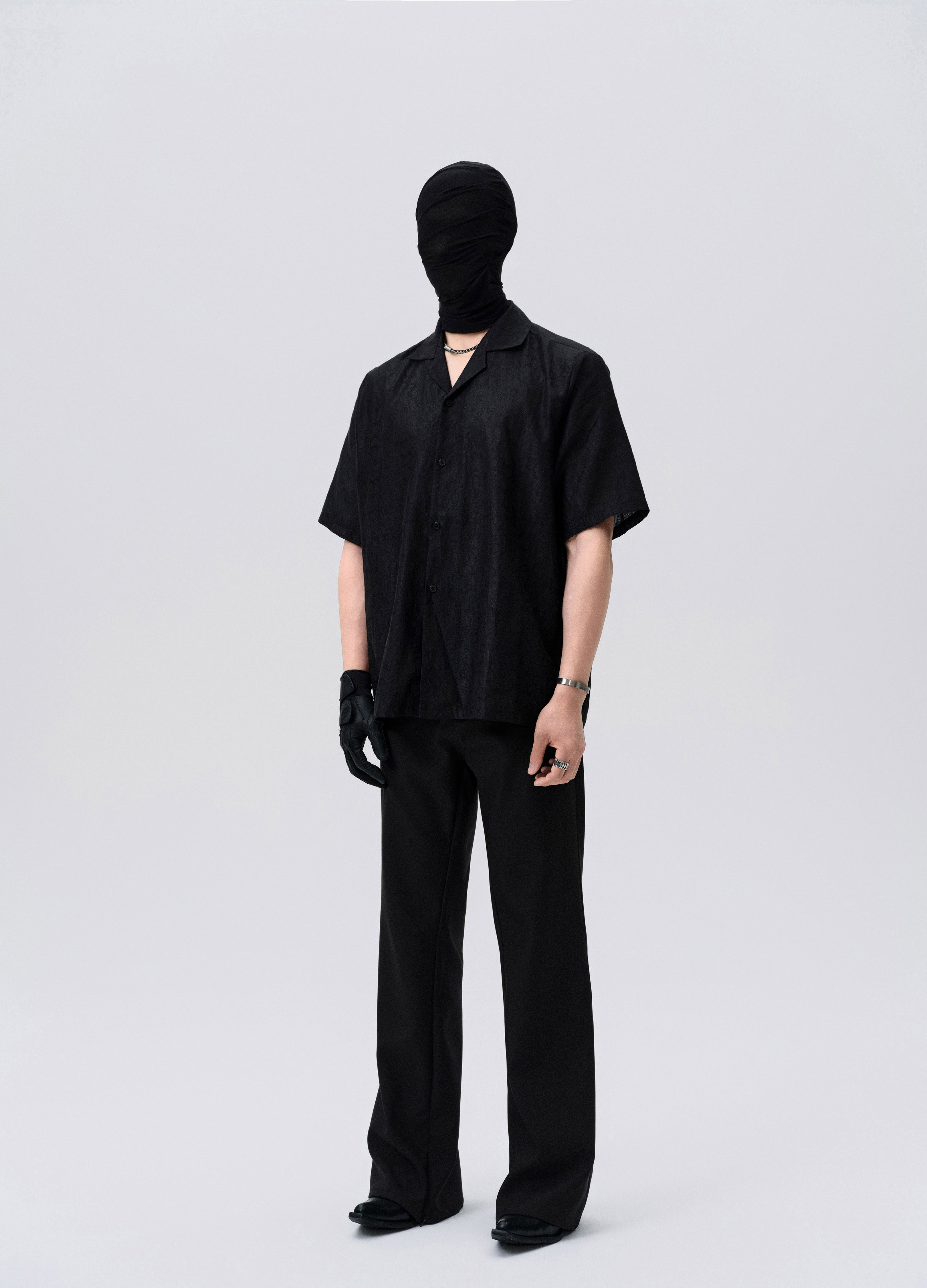 25SS STEALTH LINE A CUT TROUSERS