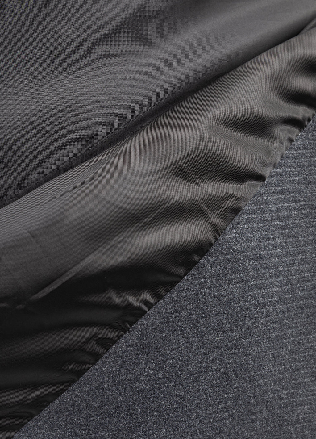 25FW GREY WAISTED WOOL OVERCOAT