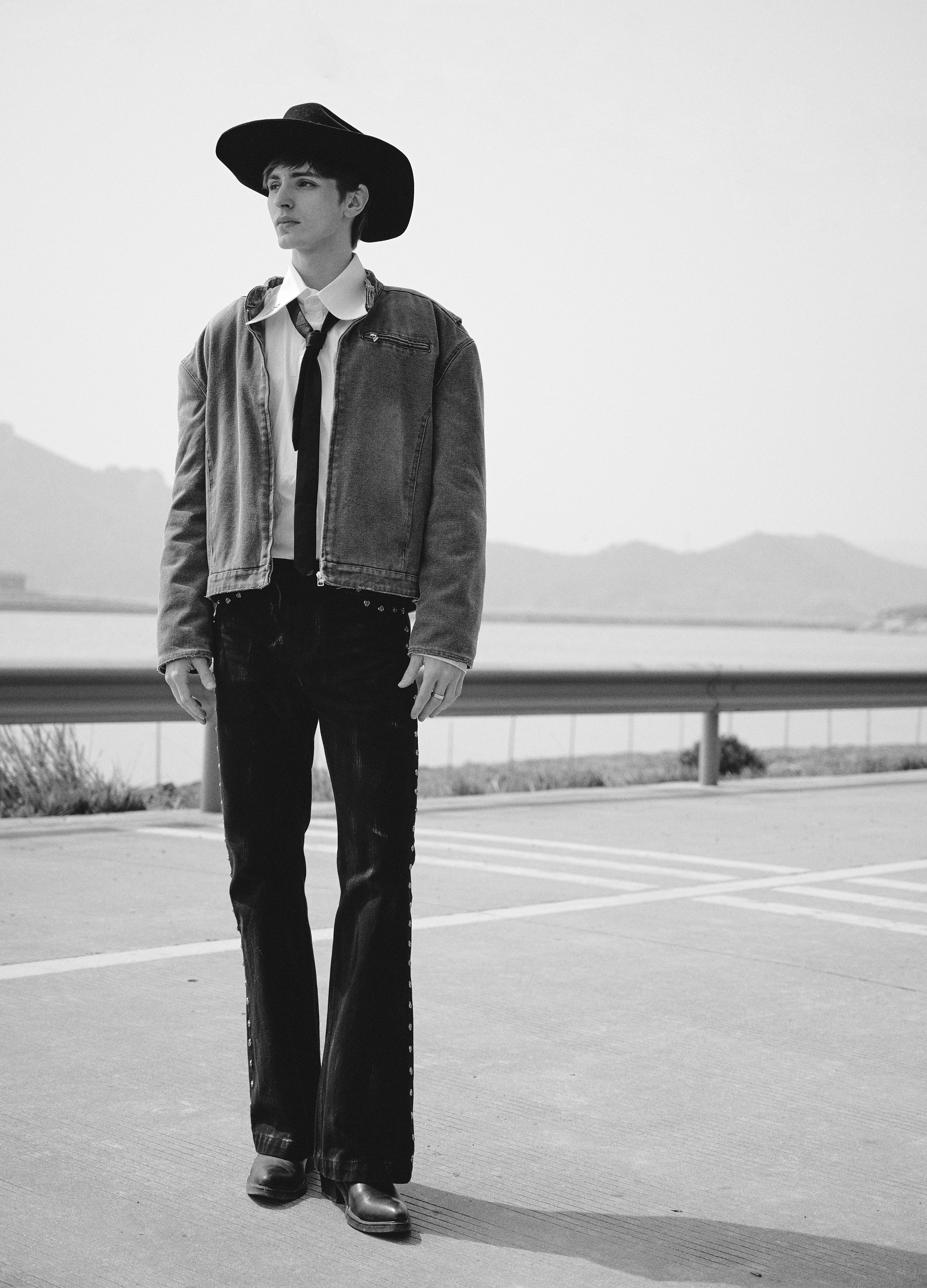 25SS DP PARADIS x REART COBBLE WASH BIKER JACKET