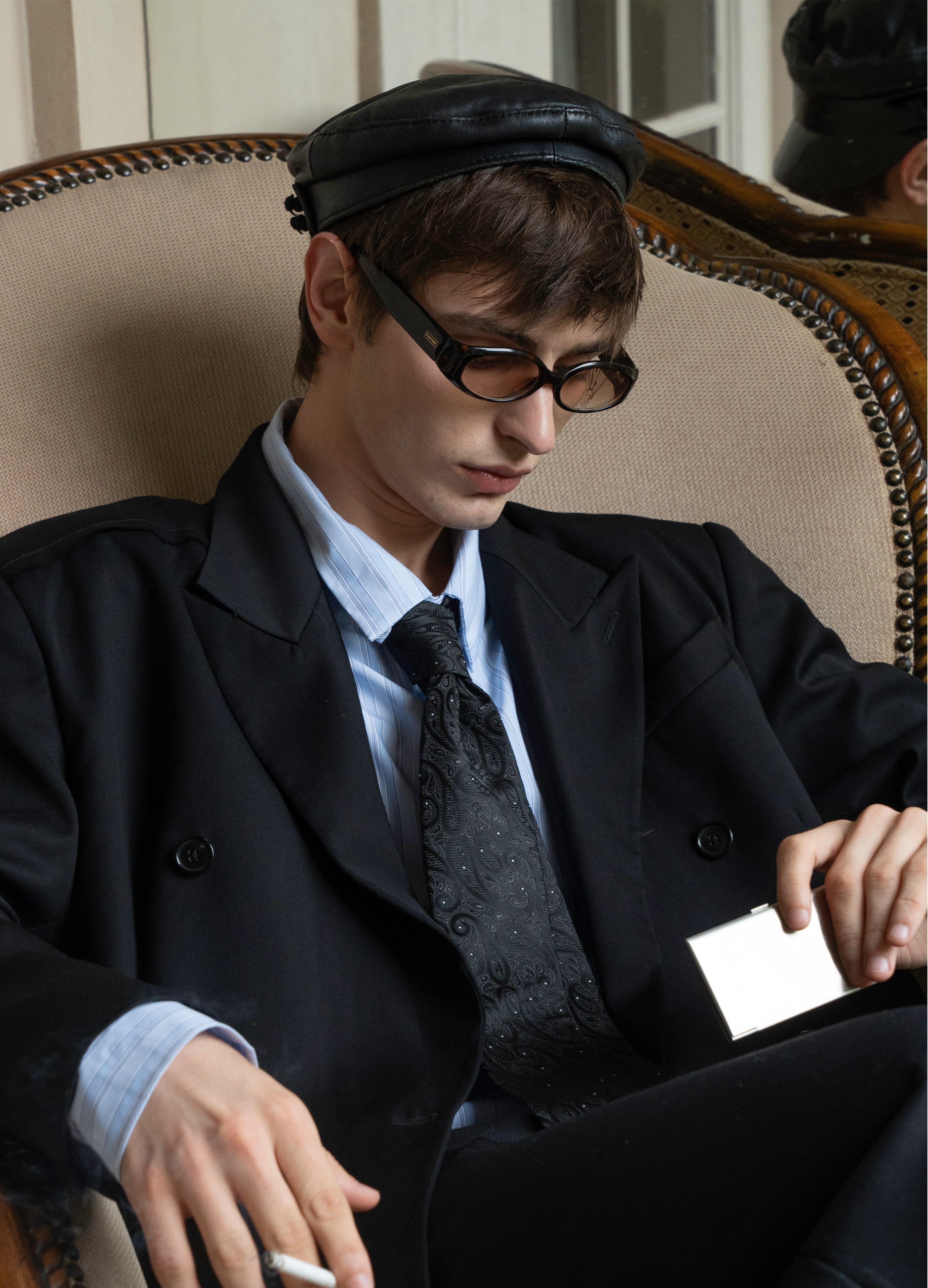 DECONSTRUCT PEAK LAPEL BLAZER