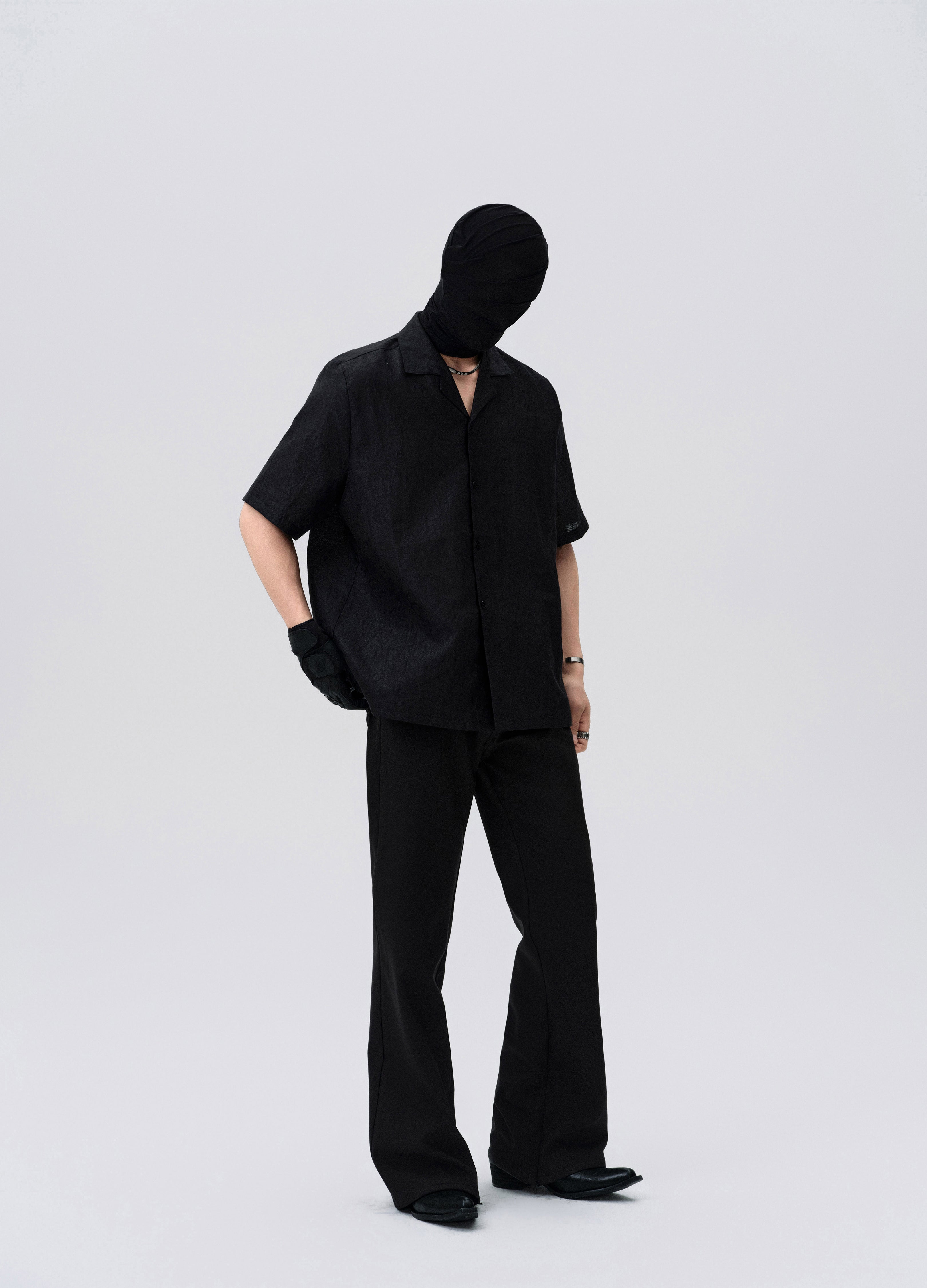 25SS STEALTH LINE A CUT TROUSERS