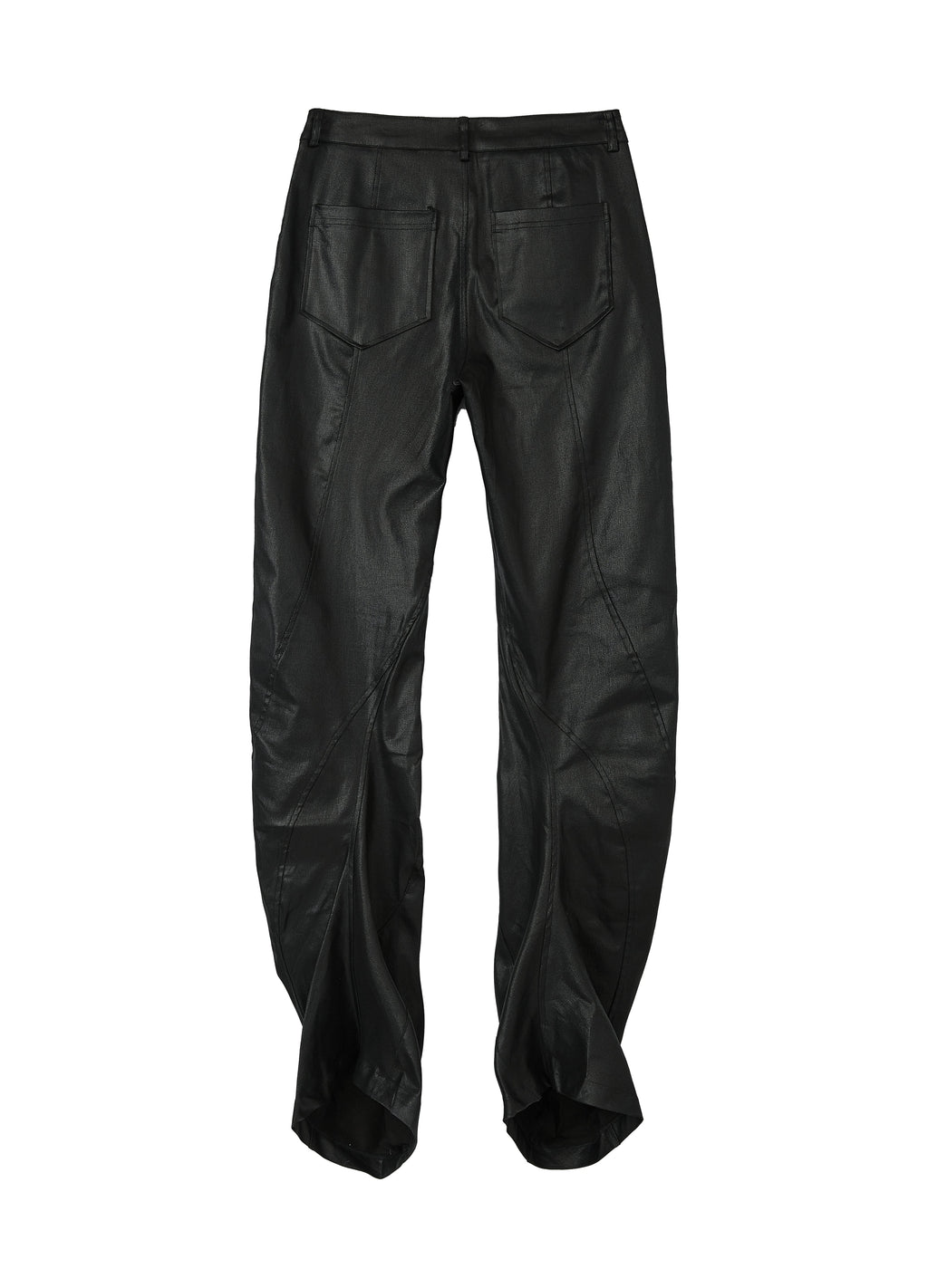25SS TWISTED WAX COATED PANTS