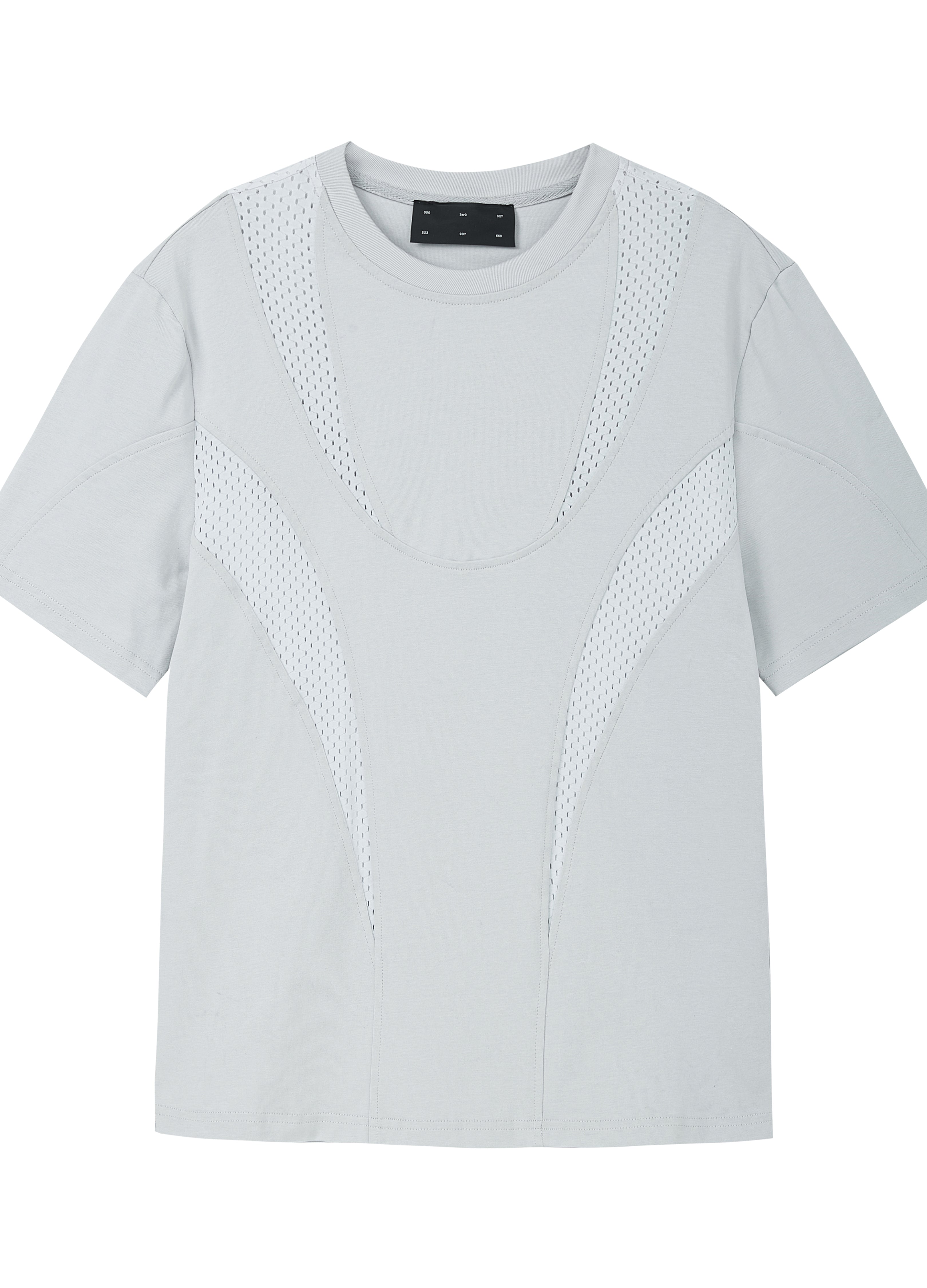 25SS MESH-PANEL TECH TEE
