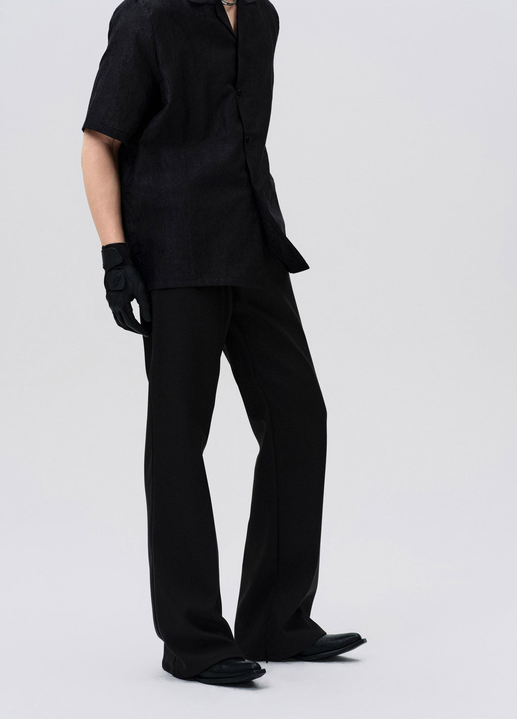 25SS STEALTH LINE A CUT TROUSERS