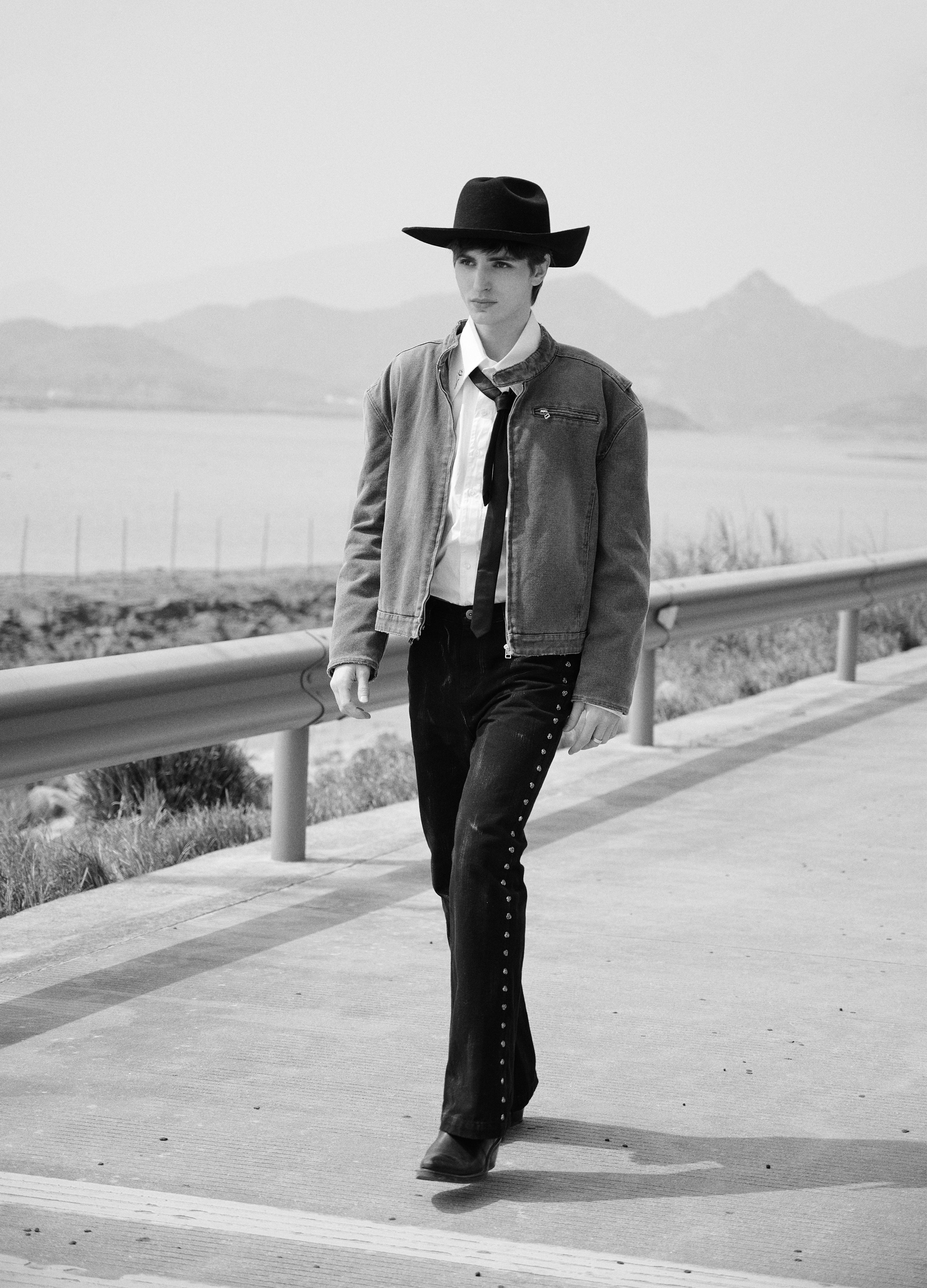 25SS DP PARADIS x REART COBBLE WASH BIKER JACKET