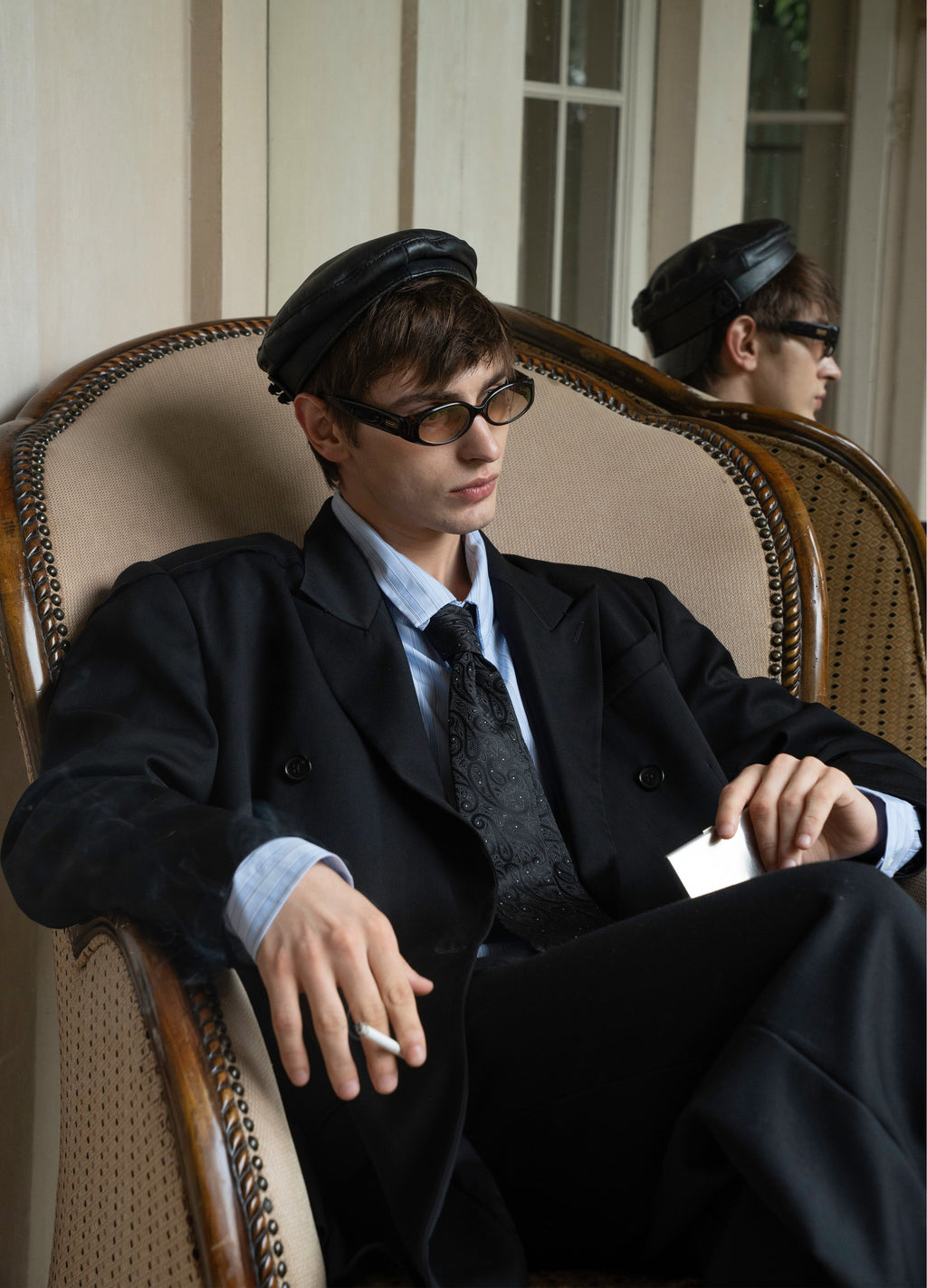 DECONSTRUCT PEAK LAPEL BLAZER