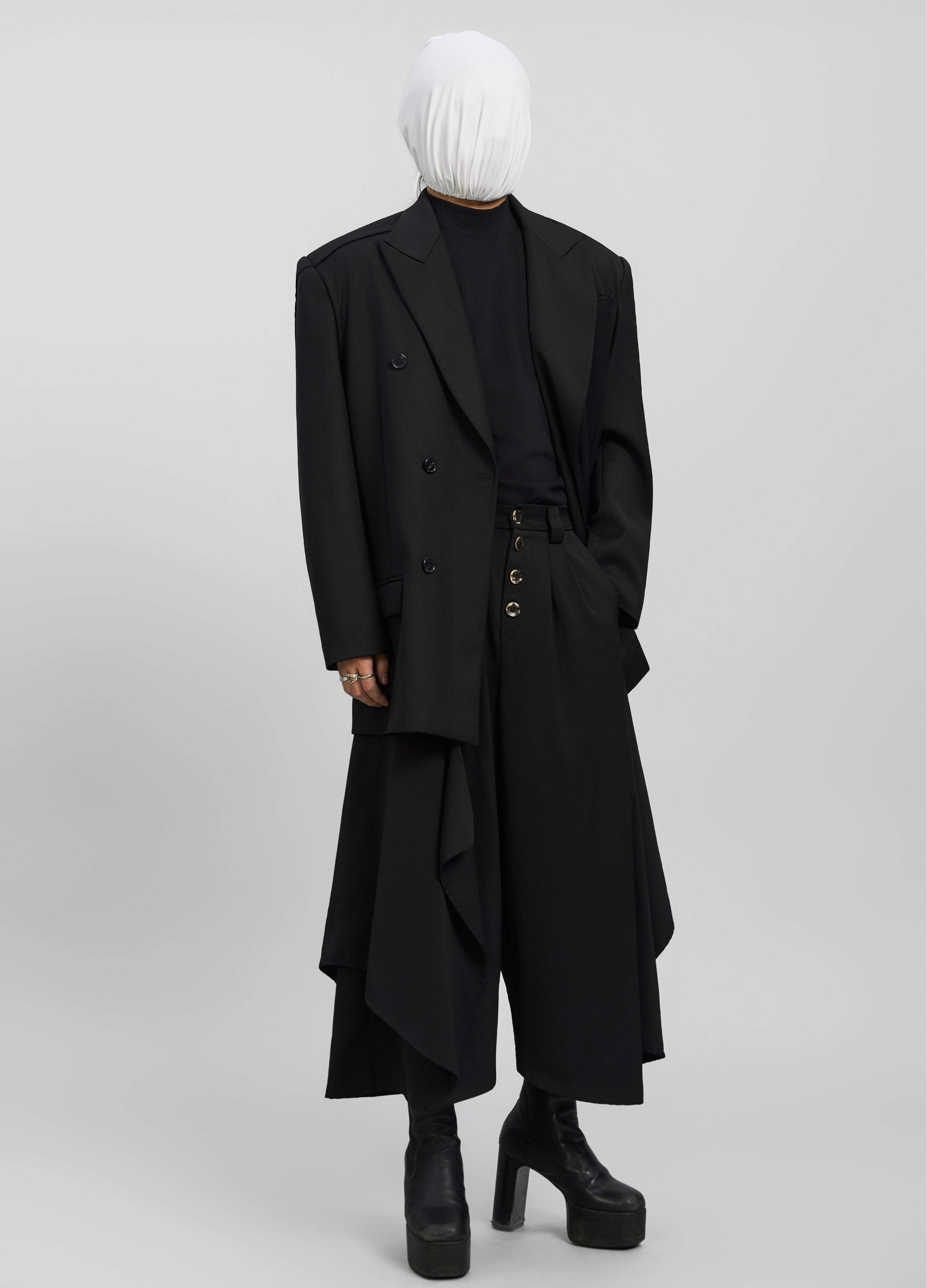 DECONSTRUCT PEAK LAPEL BLAZER