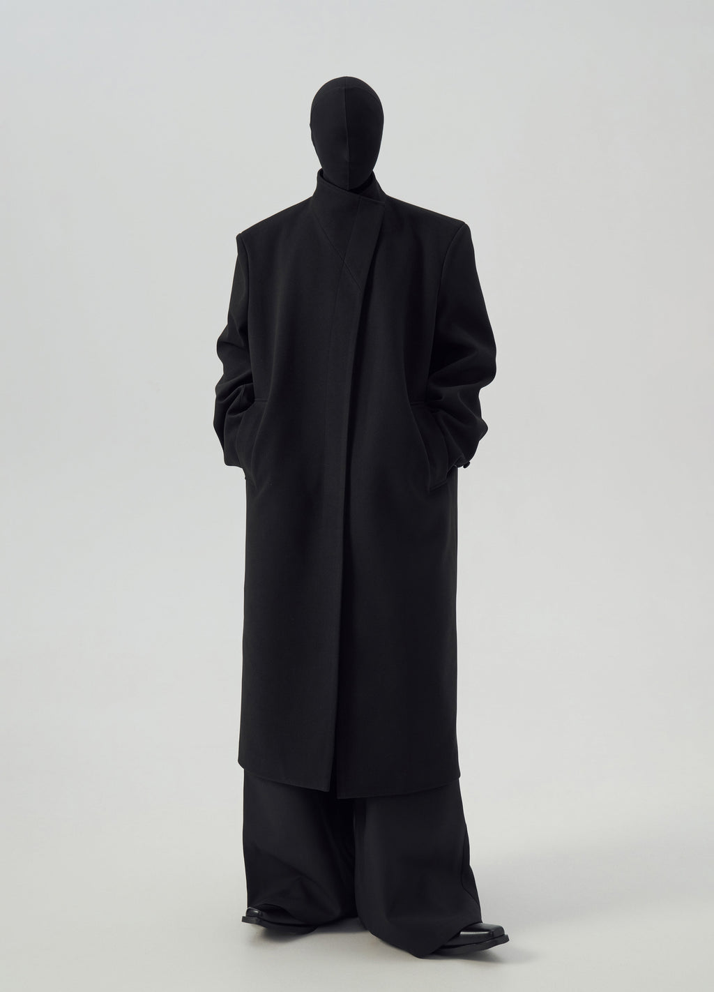 24FW CLASSIC STAND COLLAR LONG COAT