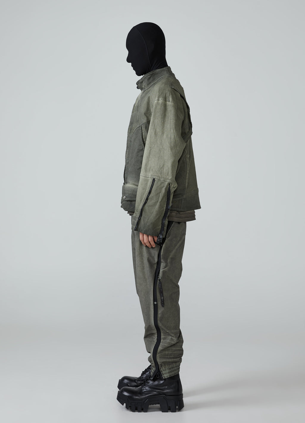 Wasteland Washed Distressed Denim Work Jacket