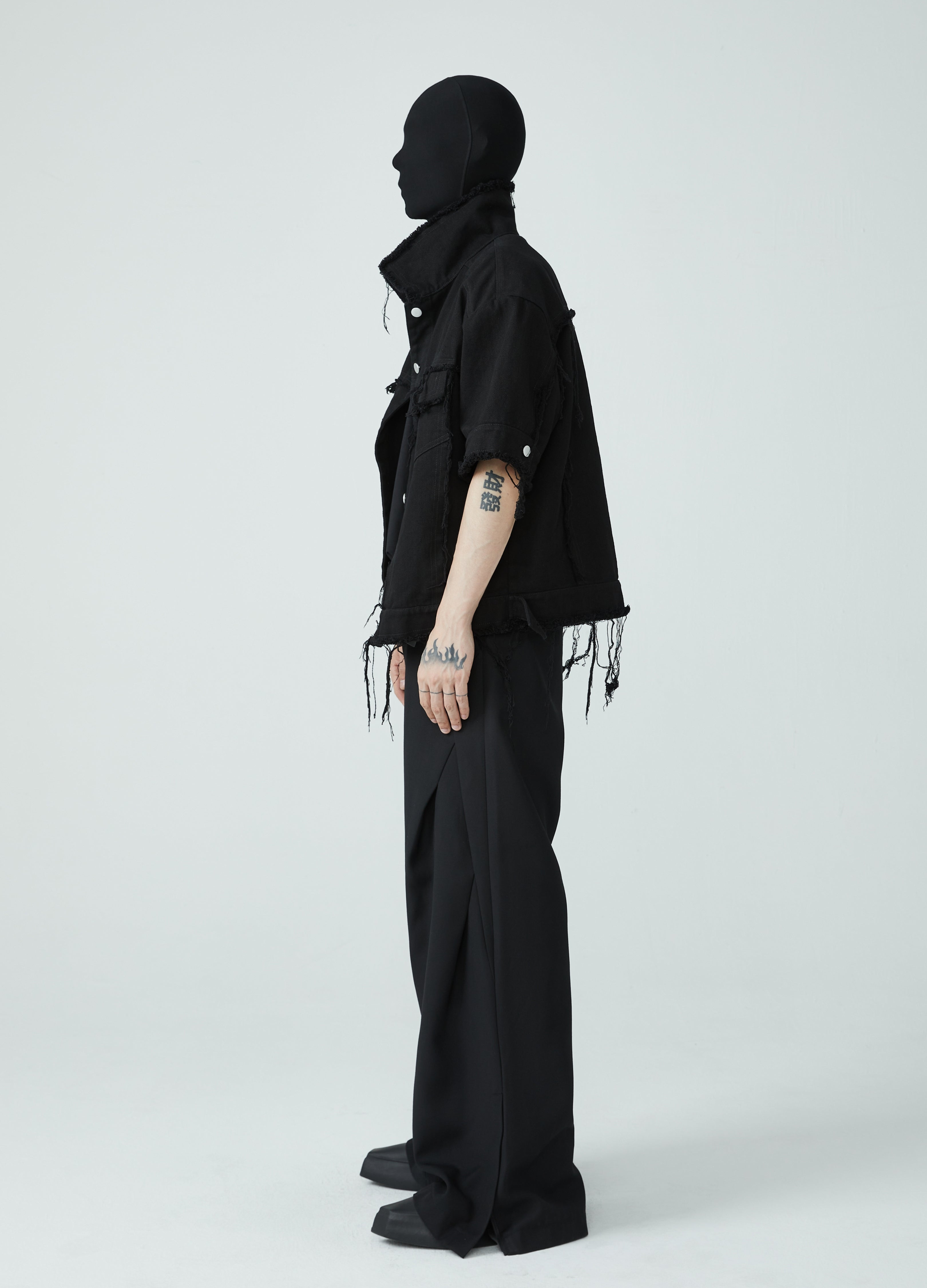 23SS Guochao Wide-Leg Bottoms