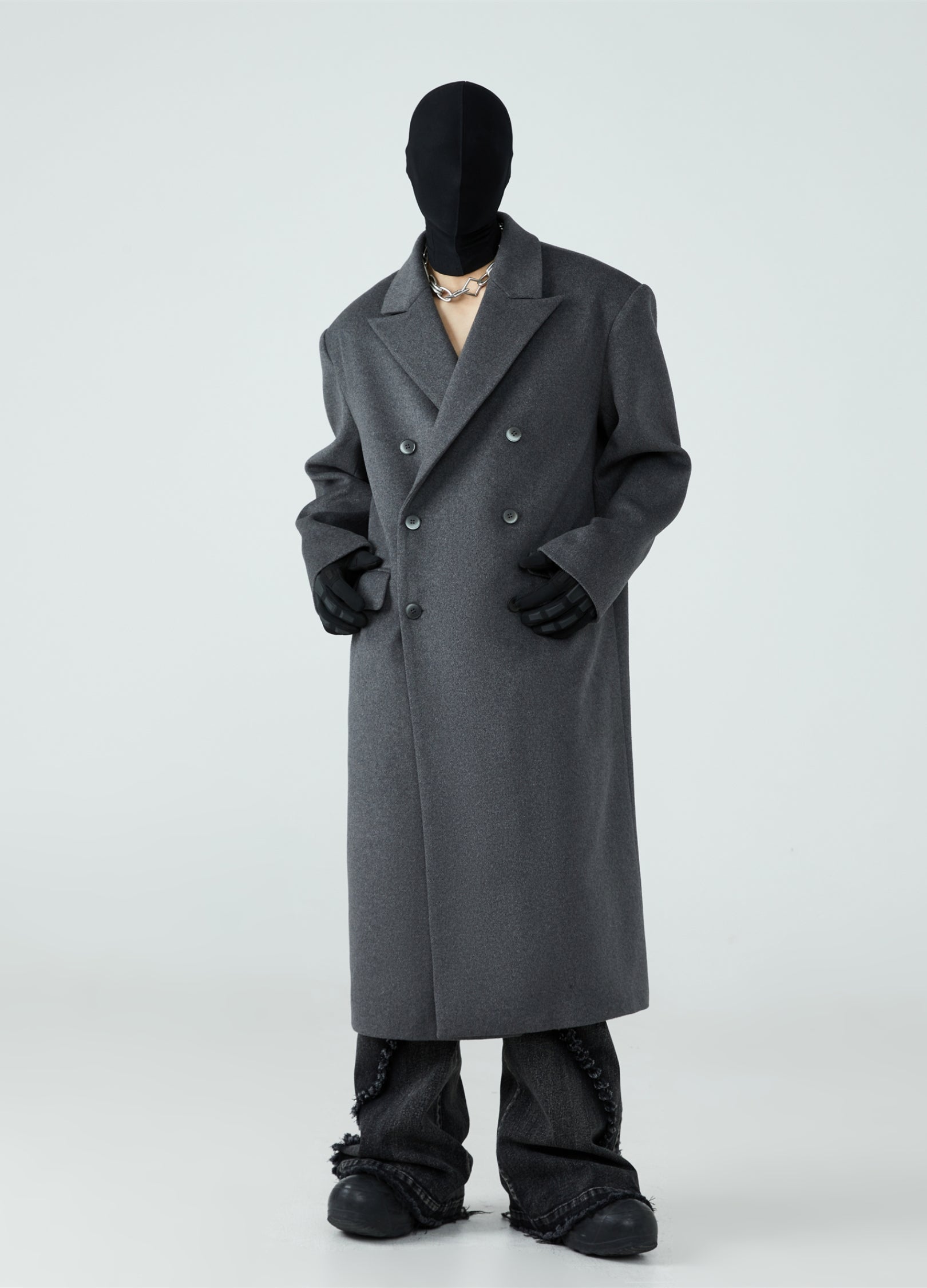 23FW Double-Breasted Cashmere Coat