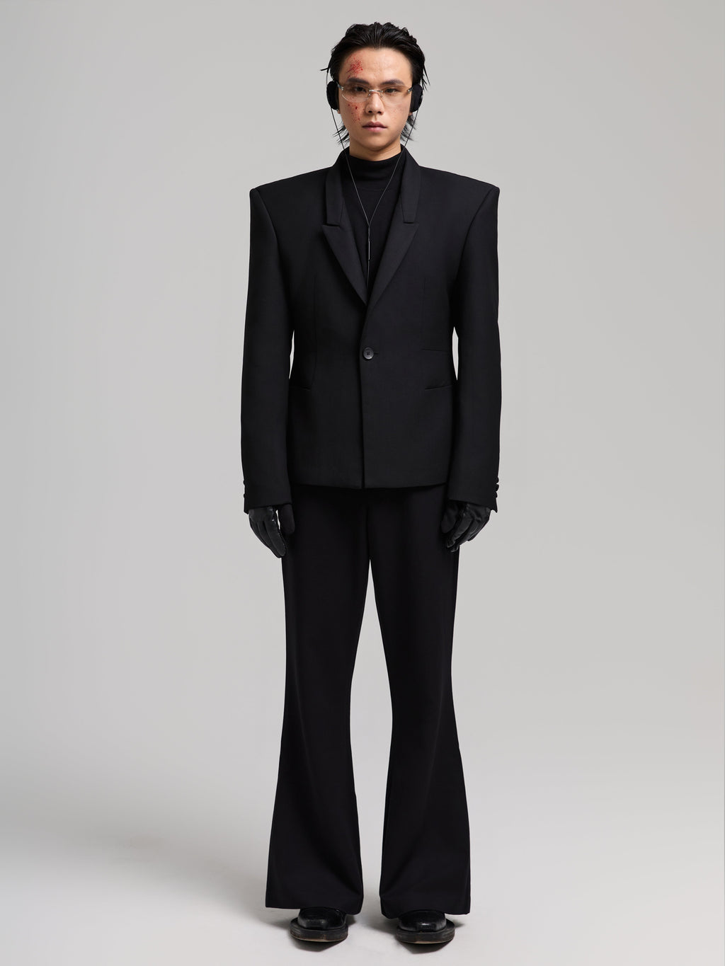 24AW Sanduhr-Wollanzugoberteil