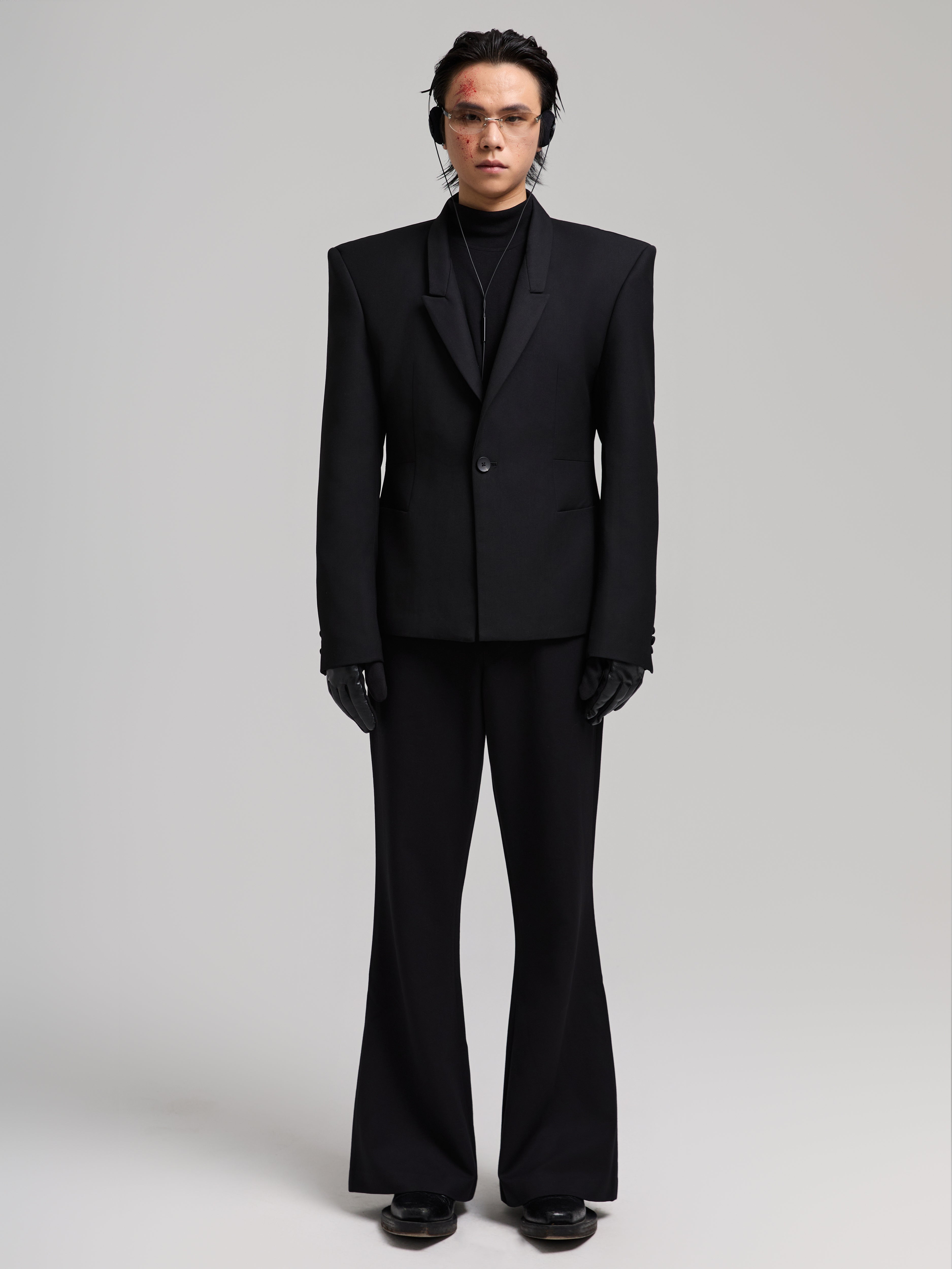 24AW Hourglass Wool Suit Top