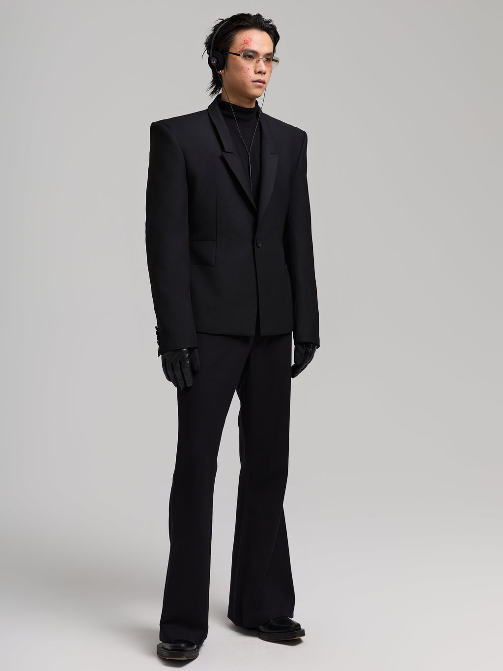 24AW Sanduhr-Wollanzugoberteil