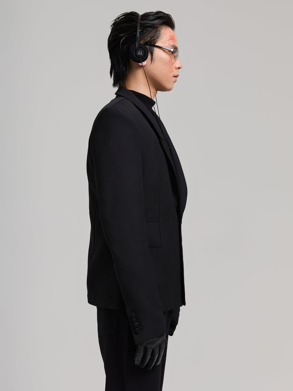 24AW Sanduhr-Wollanzugoberteil