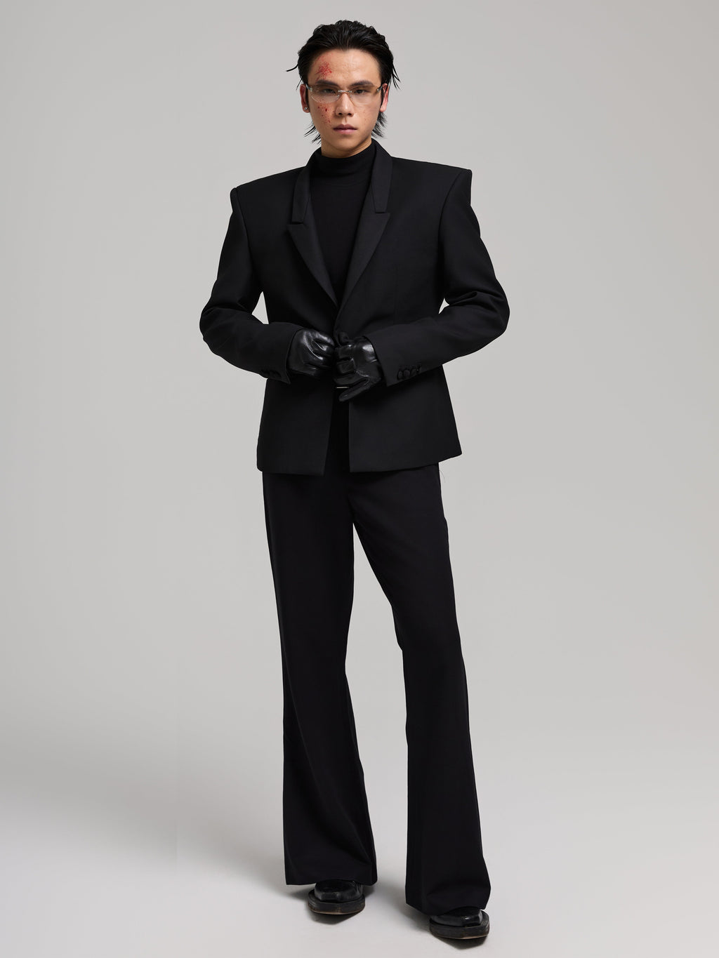 24AW Sanduhr-Wollanzugoberteil