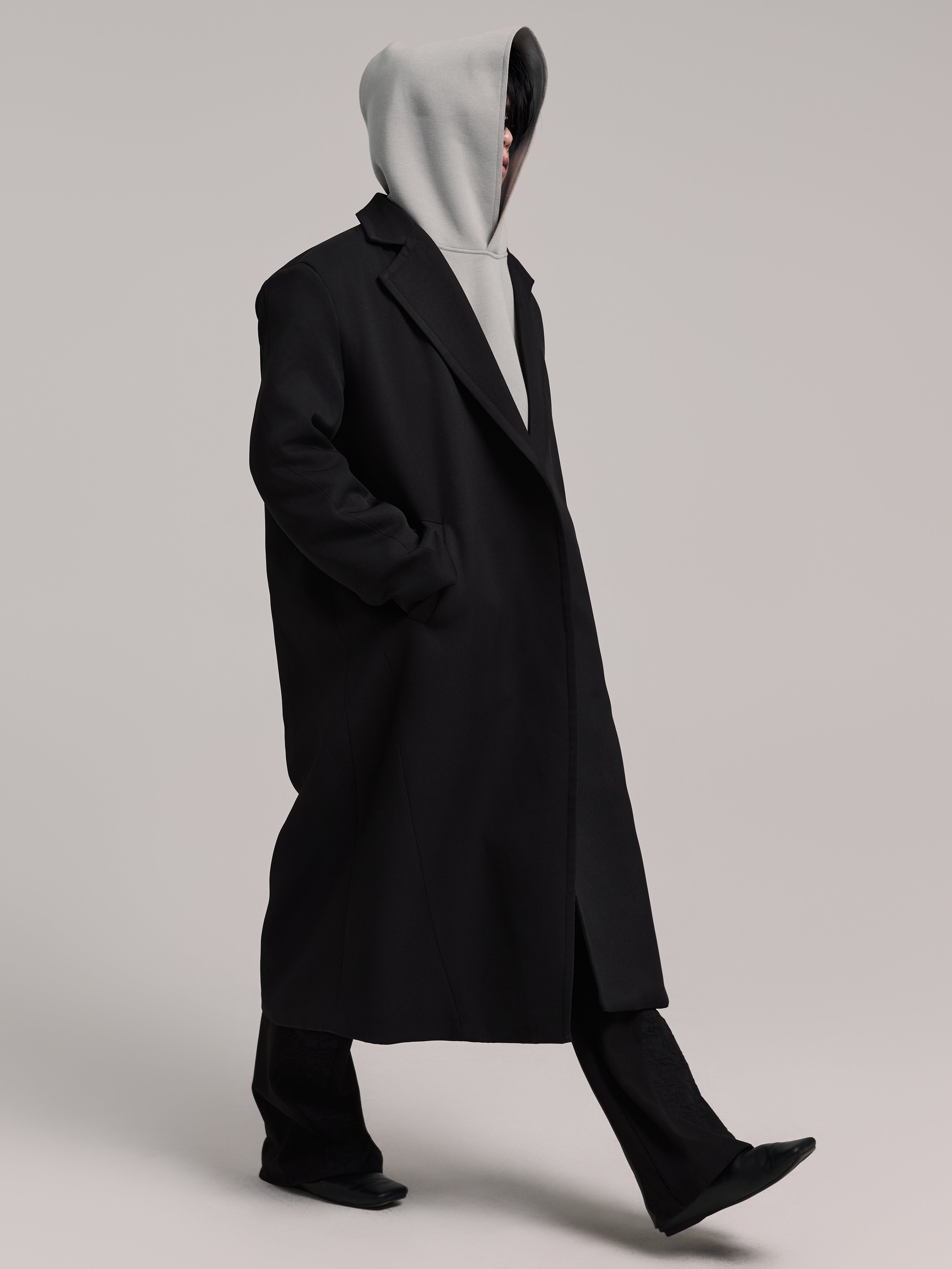 24AW Monkley Grey 600G Heavy Hoodie