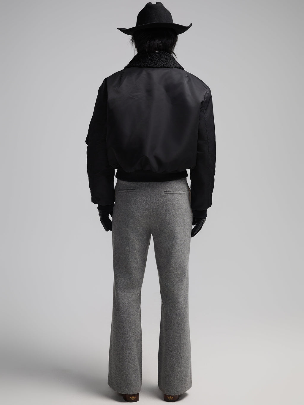 24AW MA-1 Lamp Wool Patched Bomber