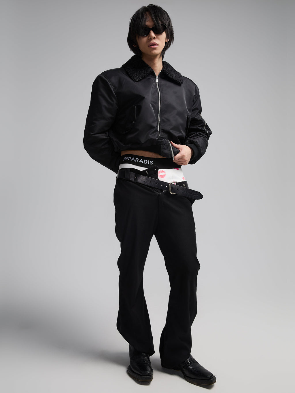 24AW MA-1 Lamp Wool Patched Bomber