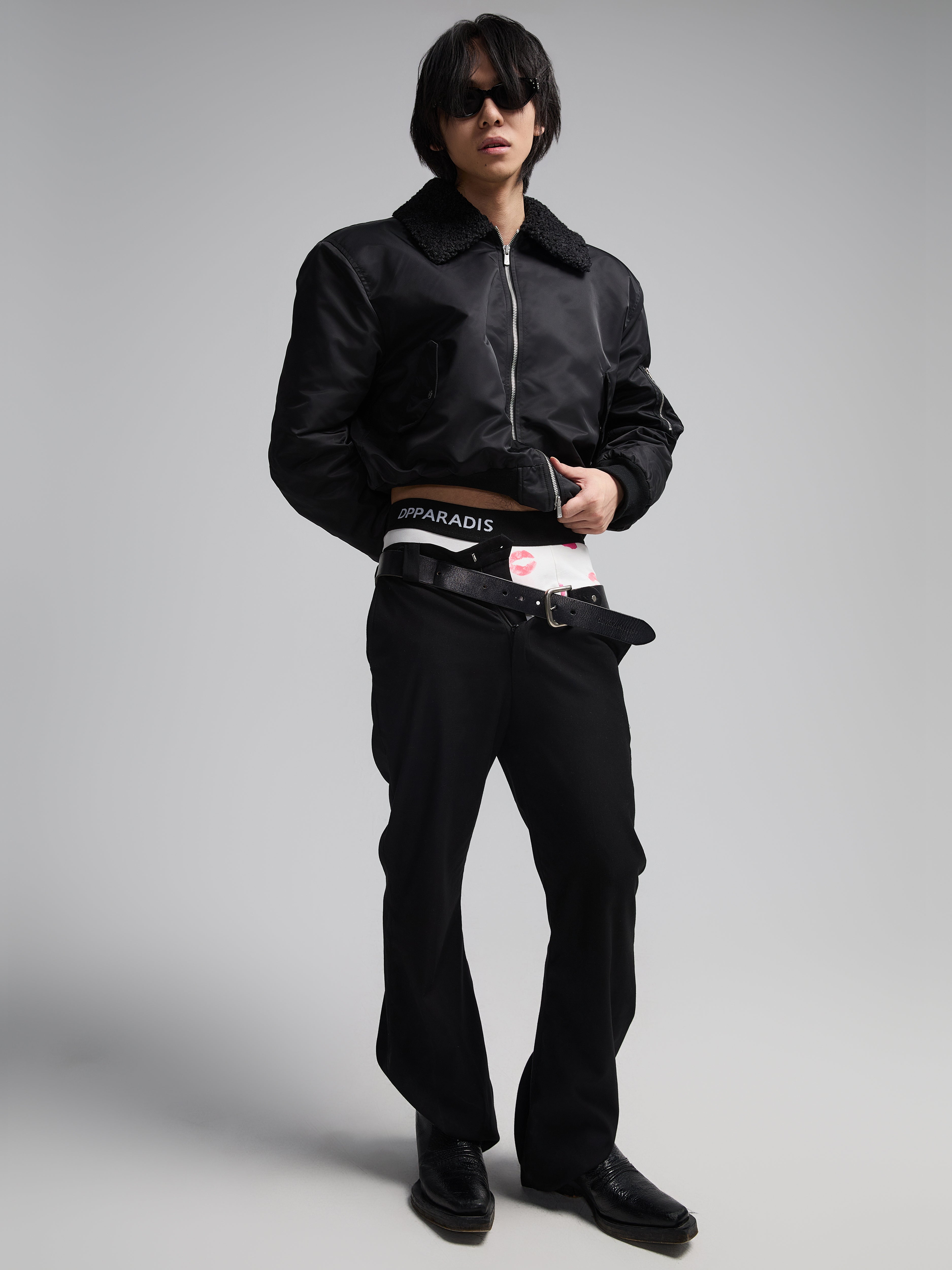 24AW MA-1 Lamp Wool Patched Bomber